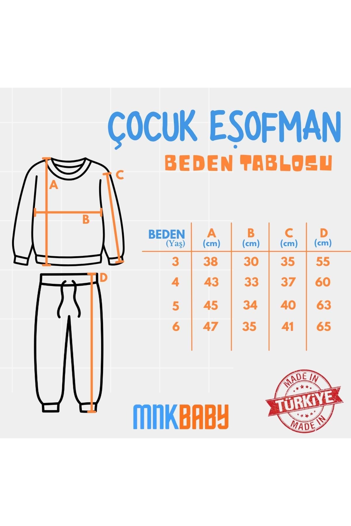 s.t. sebat tekstil Baskılı 2iplik Kız Çocuk Eşofman SB620 SOMON fotoğrafı 2 (önizleme)