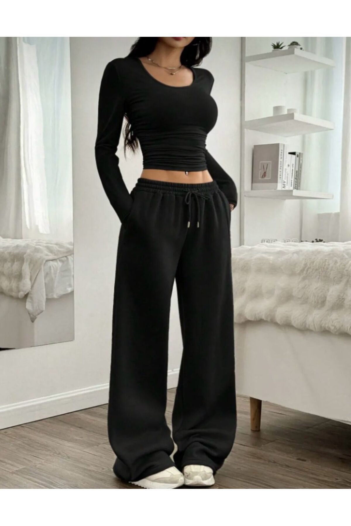 LACKH-PANTALONI DE ANTRENAMENT PANTALONI LÂNGI LÂNGI COMOD ELASTIC PENTRU ZI DE ZI PENTRU ZI DE ZI # PANTALONI DE ANTRENAMENT 2