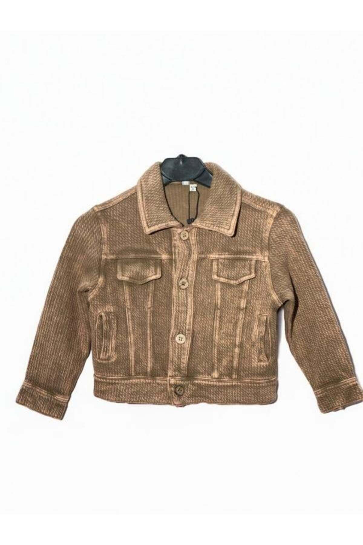 Zekids Erkek Çocuk Yumuşak Dokulu Cep Detaylı Ceket