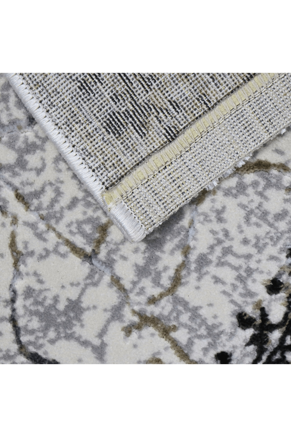 Brava Casa-Covor Golden Horizon, Galben, negru, crem, Fir Scurt 8 mm, 80x150 cm, 1750 g/m², BravaCasa 3