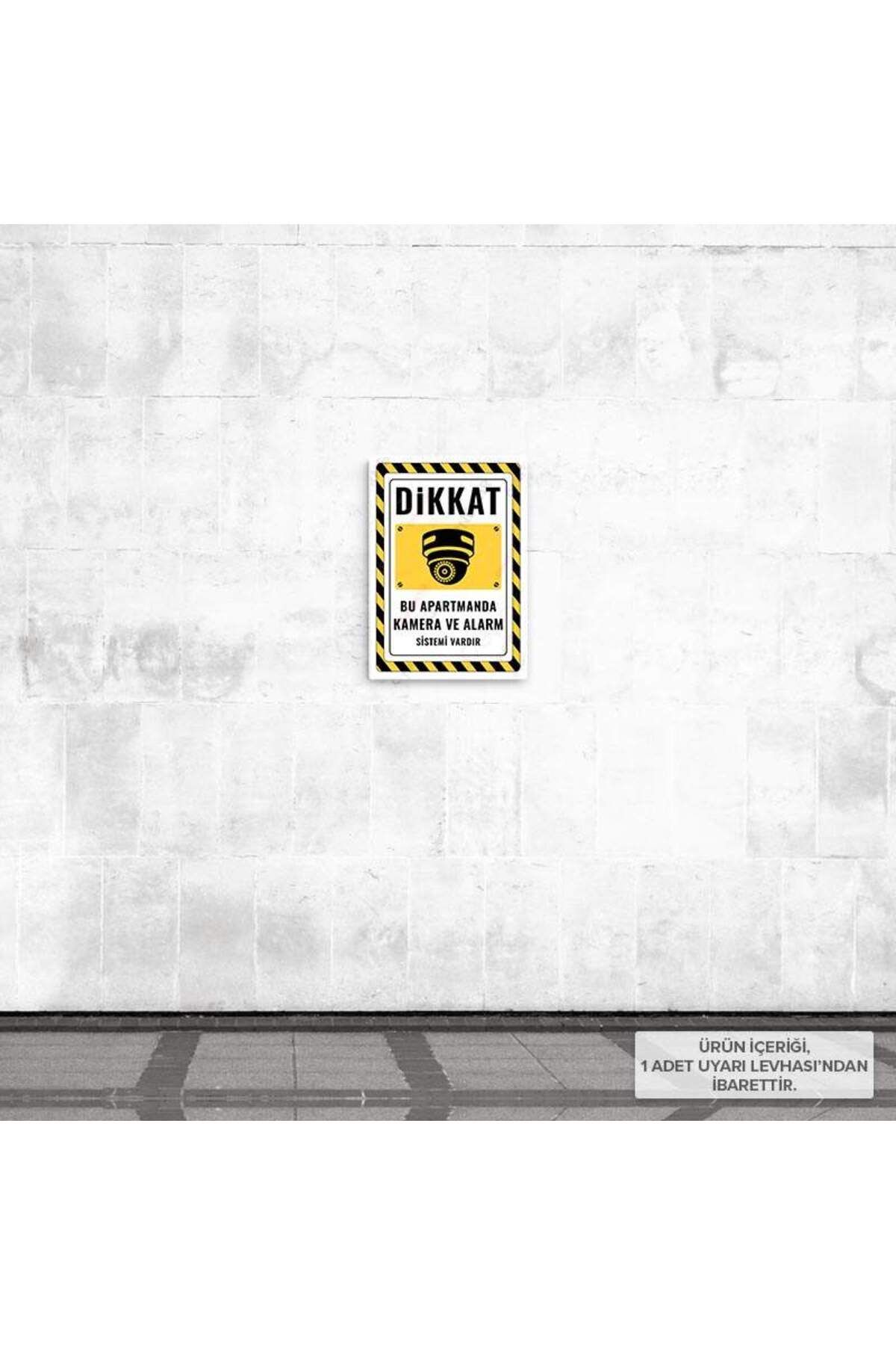 Posterya-Ul02538-A4 - There Is a Camera and Alarm System in This Apartment Warning Sign (21.6×30.3cm) 2