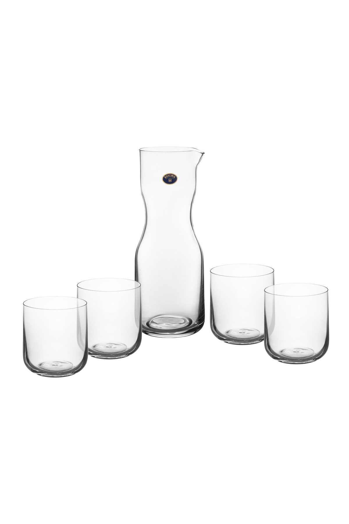 BOHEMİA CRYSTAL-طقم أكواب وأباريق ريفا الكريستالية البوهيمية، مكون من 5 قطع 1