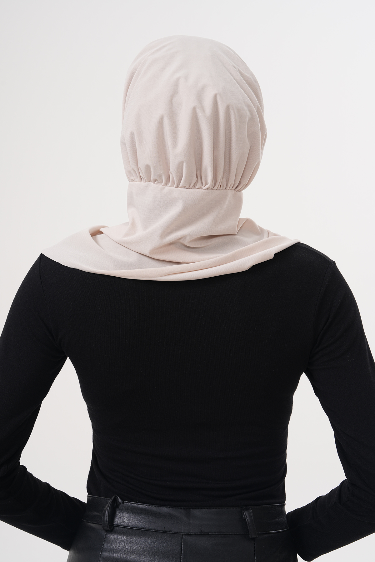 Ritagarcia Çıtçıtlı Büzgülü Tesettür Şal görsel 8