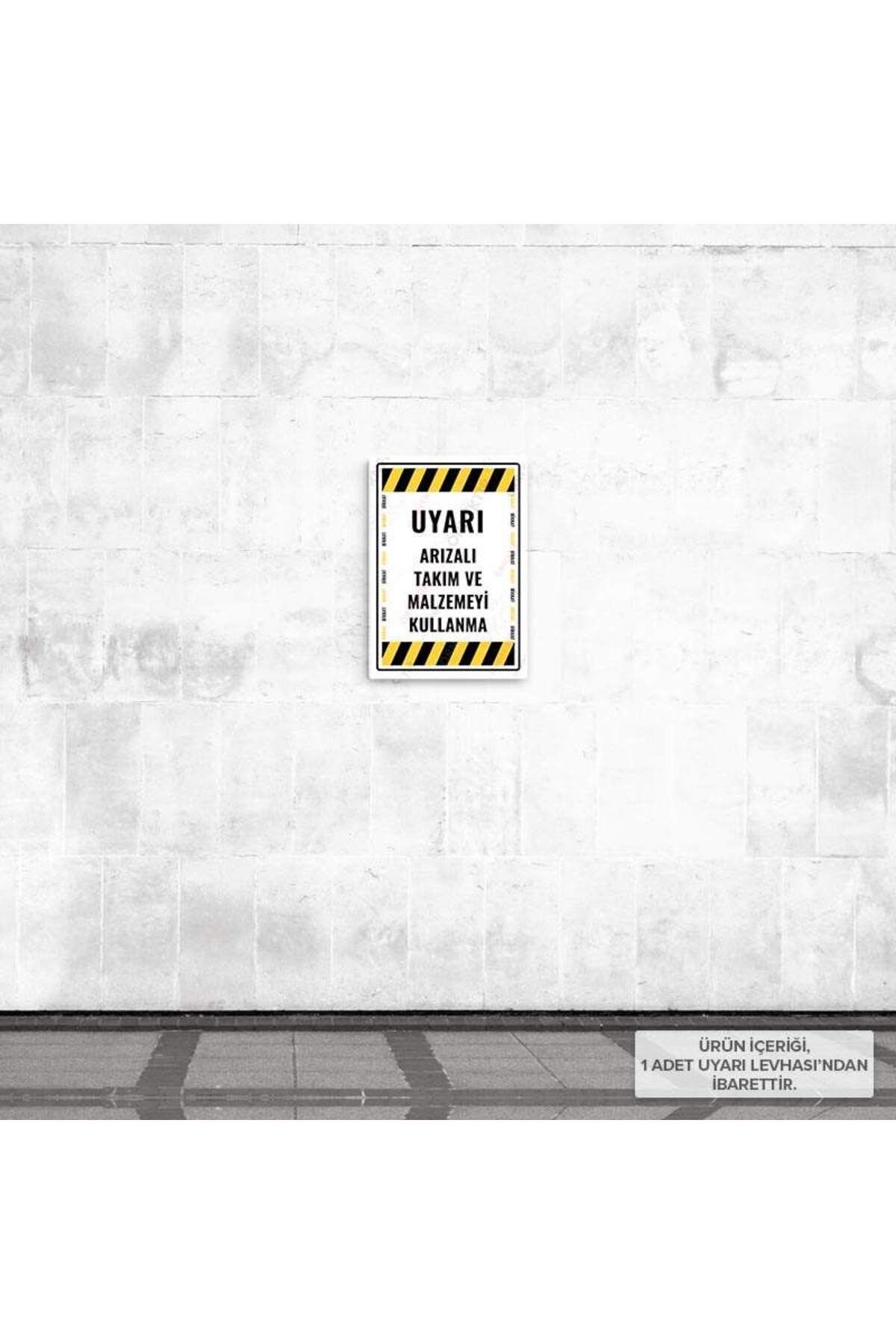 Posterya-Ul01669-A5 - Warning Sign for Using Defective Tool and Material (15,4×21,6cm) 2
