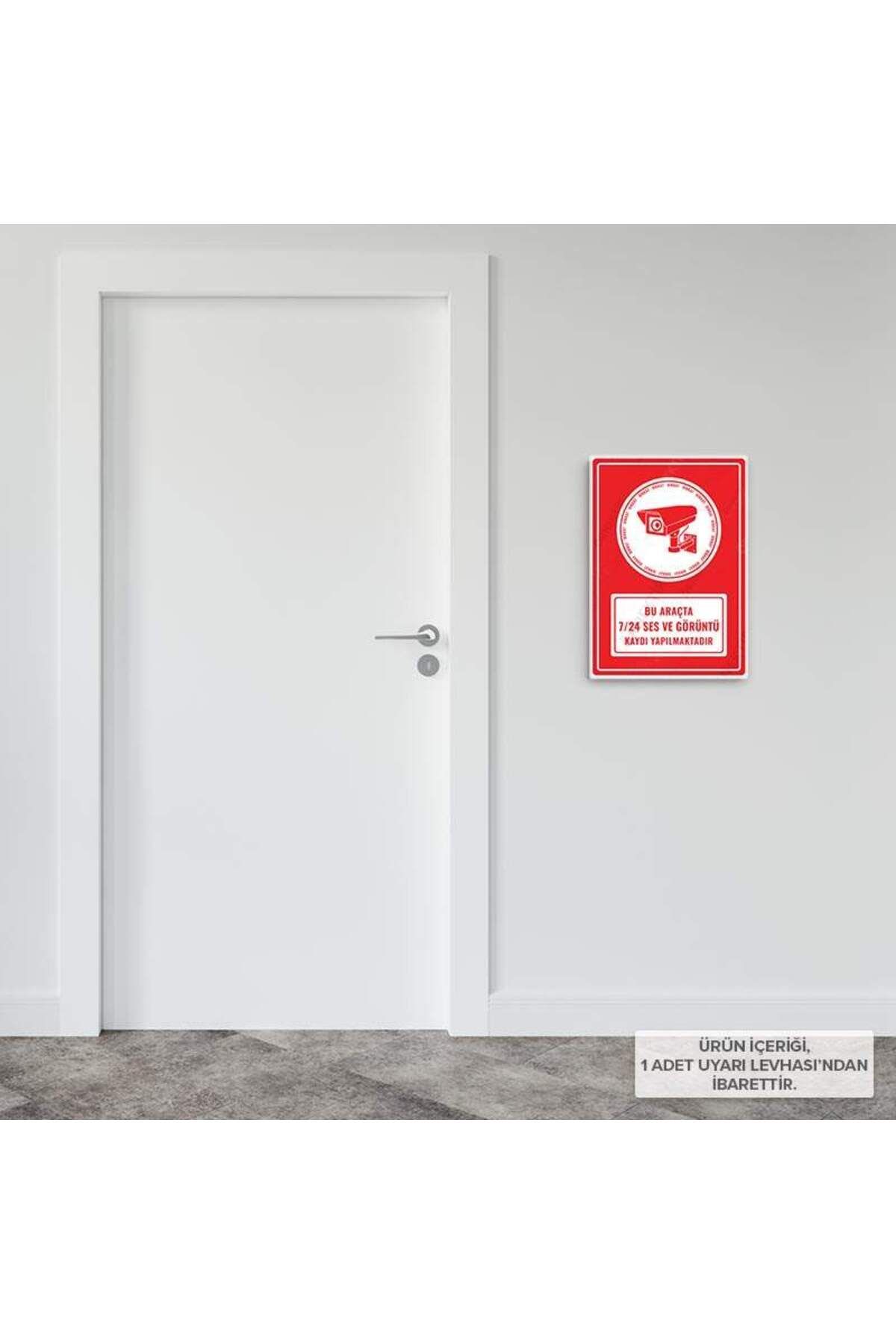 Posterya-Ul01305-A5 - Audio and Video Recording Is Being Made in This Vehicle 24/7 Warning Sign (15,4×21,6cm) 3