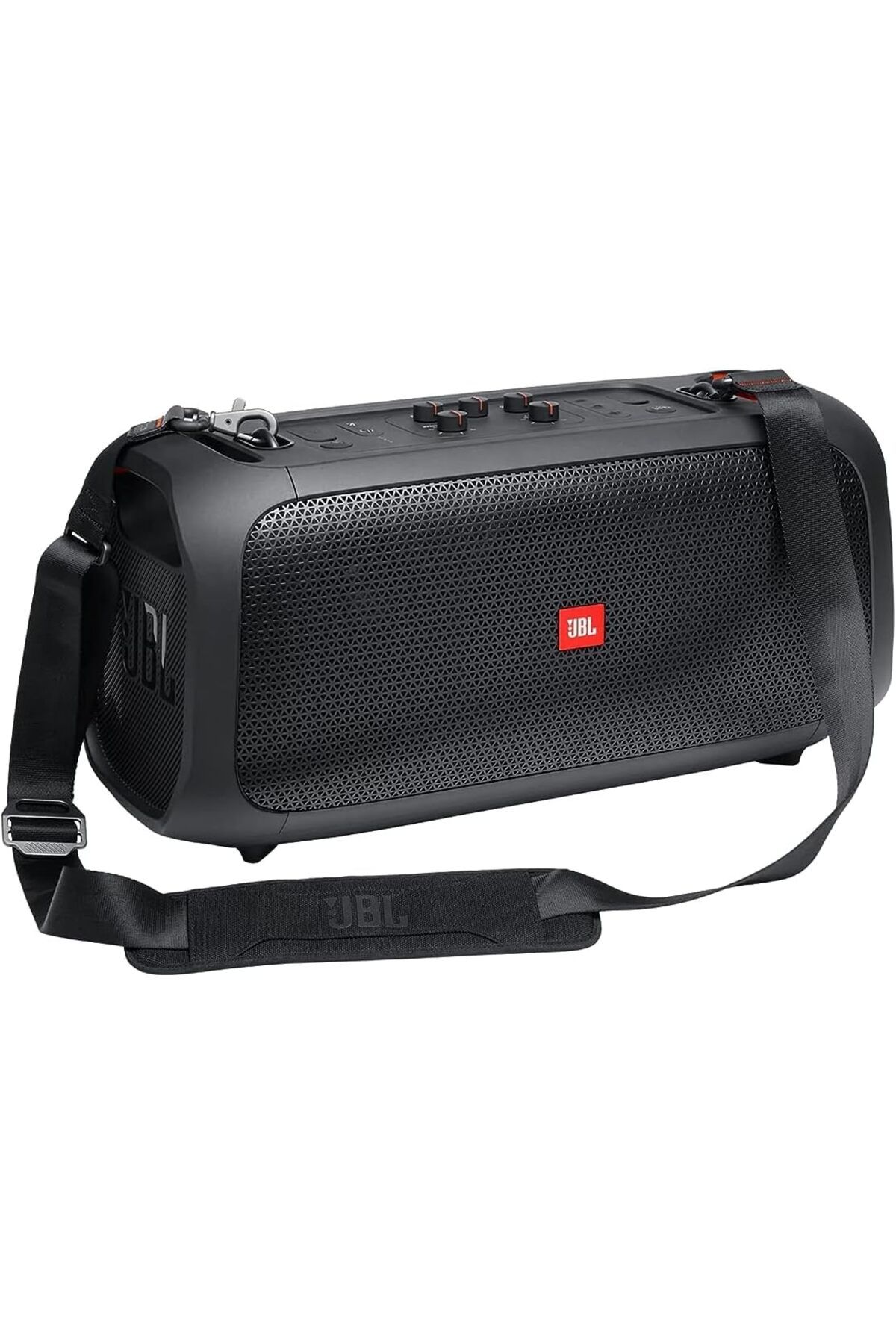 JBL-مكبر صوت حفلات محمول Partybox On-The-GO مزود بإضاءة مدمجة وميكروفون لاسلكي، 100 واط Booming JB 1