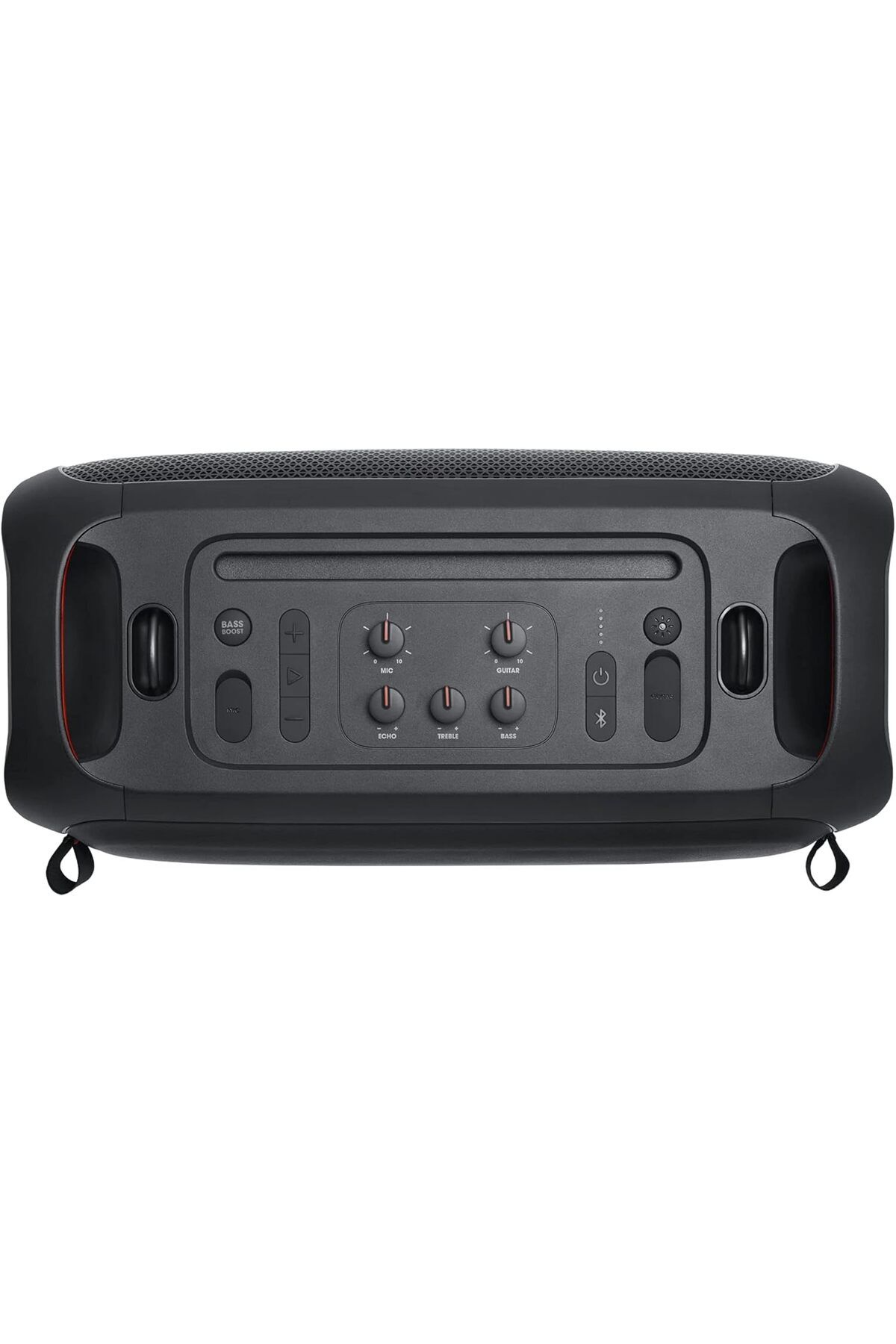 JBL-مكبر صوت حفلات محمول Partybox On-The-GO مزود بإضاءة مدمجة وميكروفون لاسلكي، 100 واط Booming JB 7