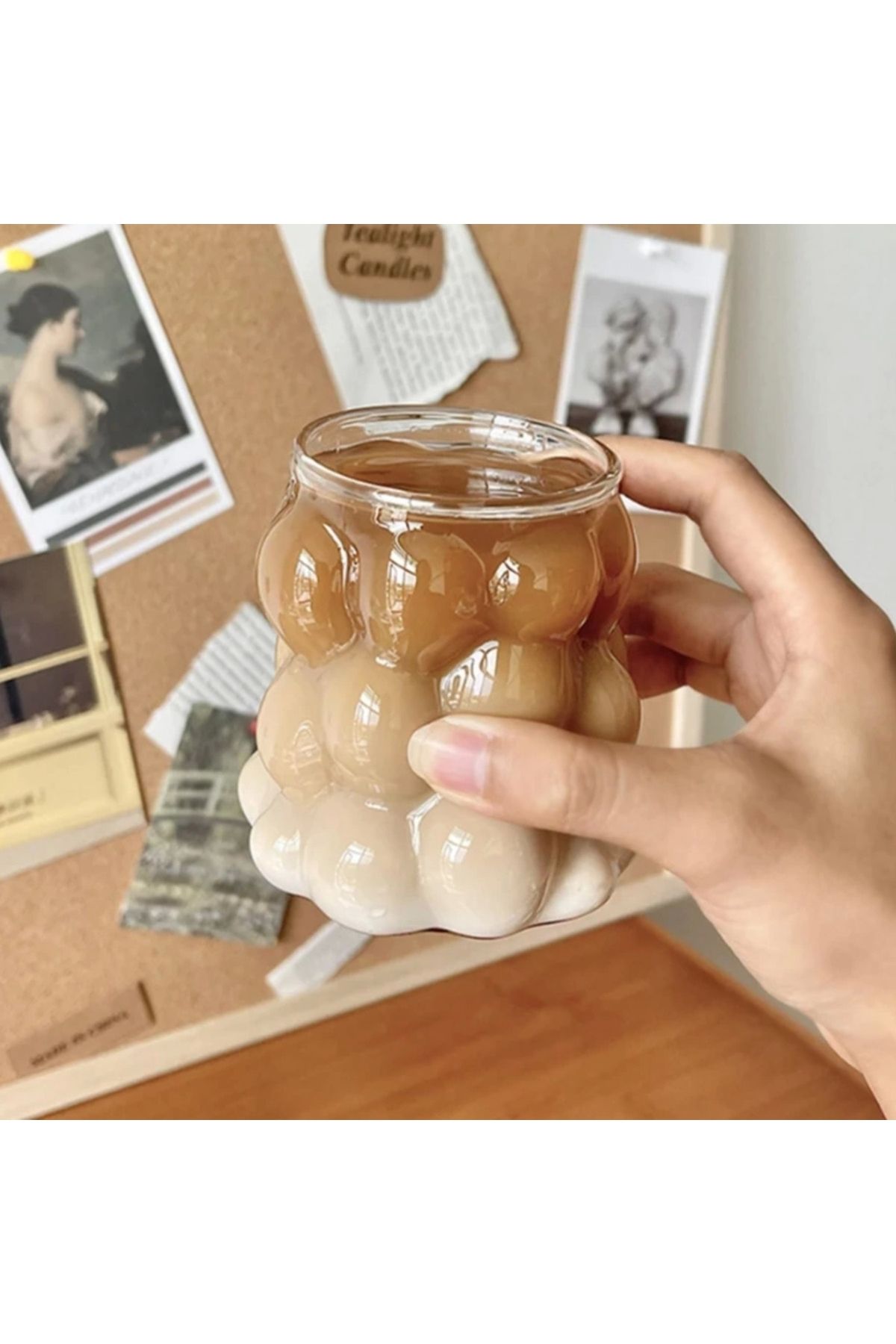 Allproduct Borosilikat Bubble Bardak
