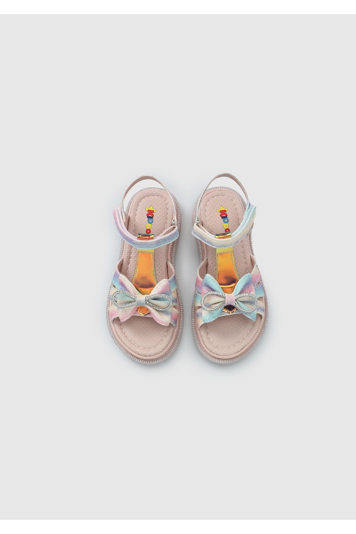 Kiddo-Multi Girl's Flat Sandals 5