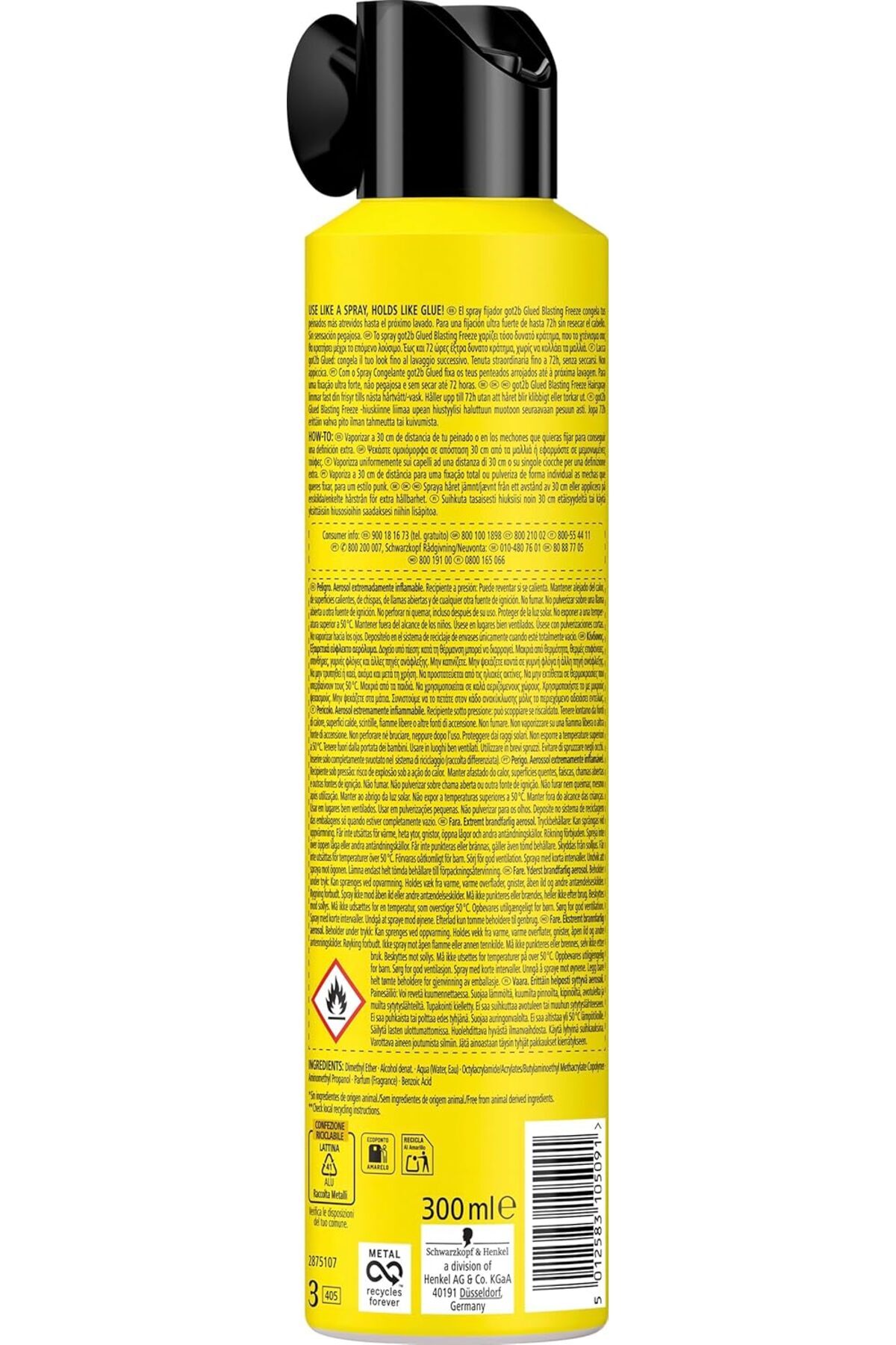Schwarzkopf-Got2B Schwarzkopf Blasting Freeze Spray 300 ml 3