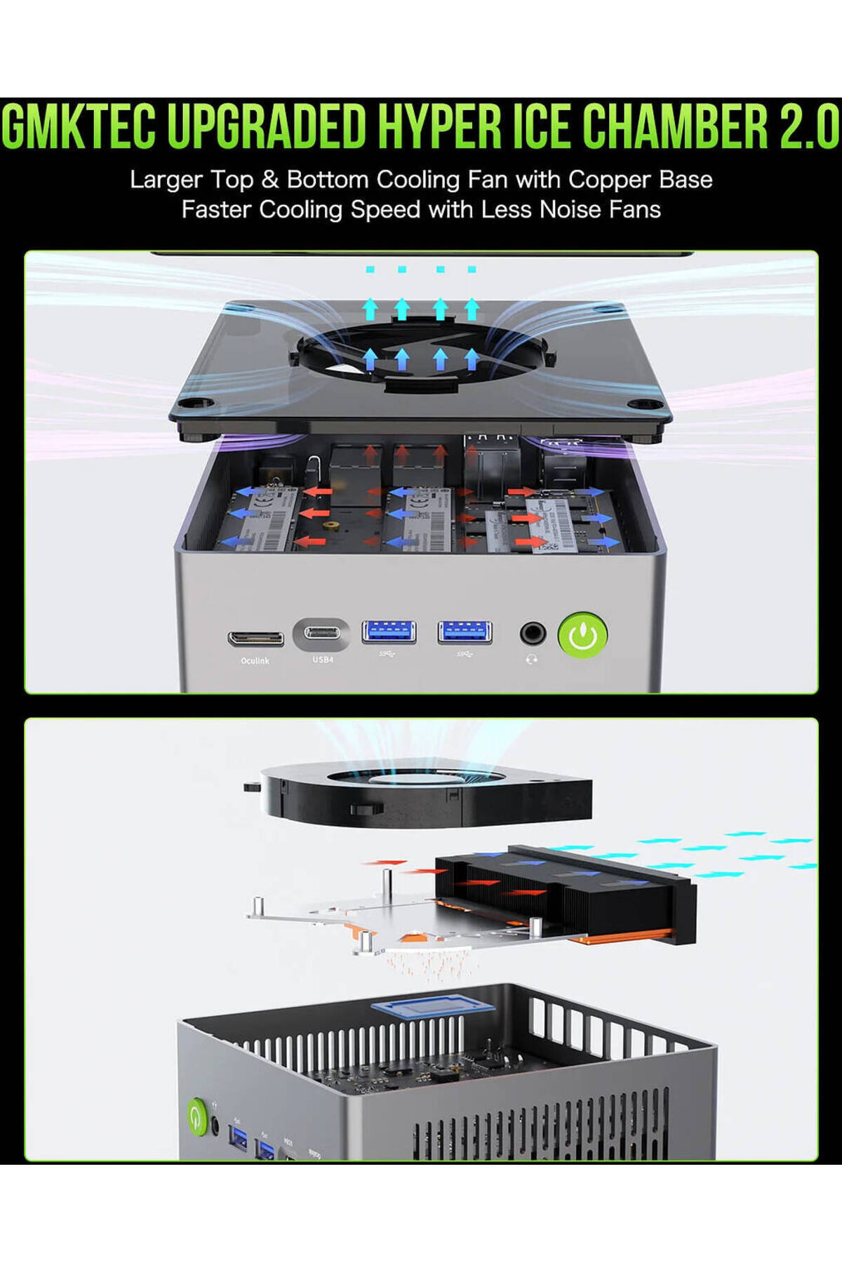 GMKtec-جهاز كمبيوتر صغير NucBox M7 Pro AMD Ryzen 9 PRO 2