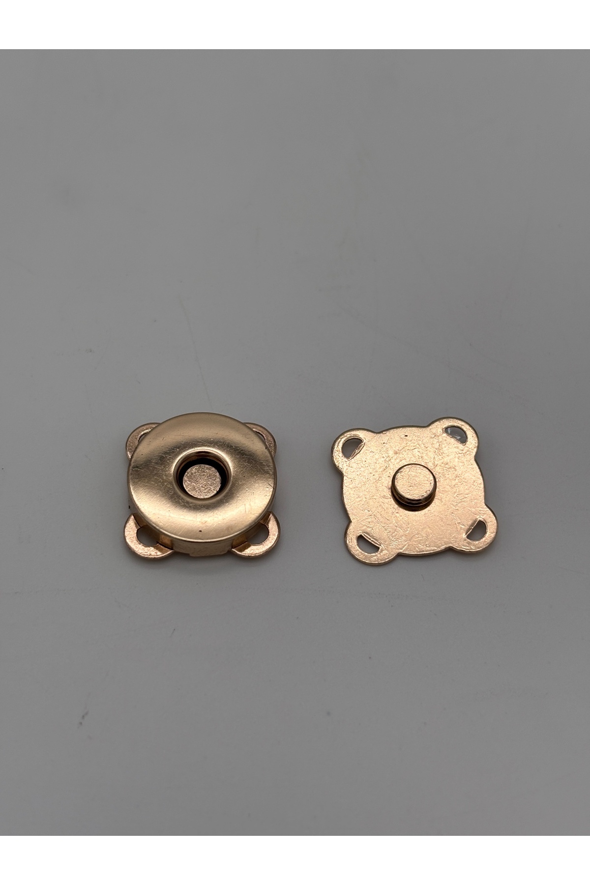 kumasfabrik Örgü çantaya dikilebilir mıknatıslı çıt çıt/Gold