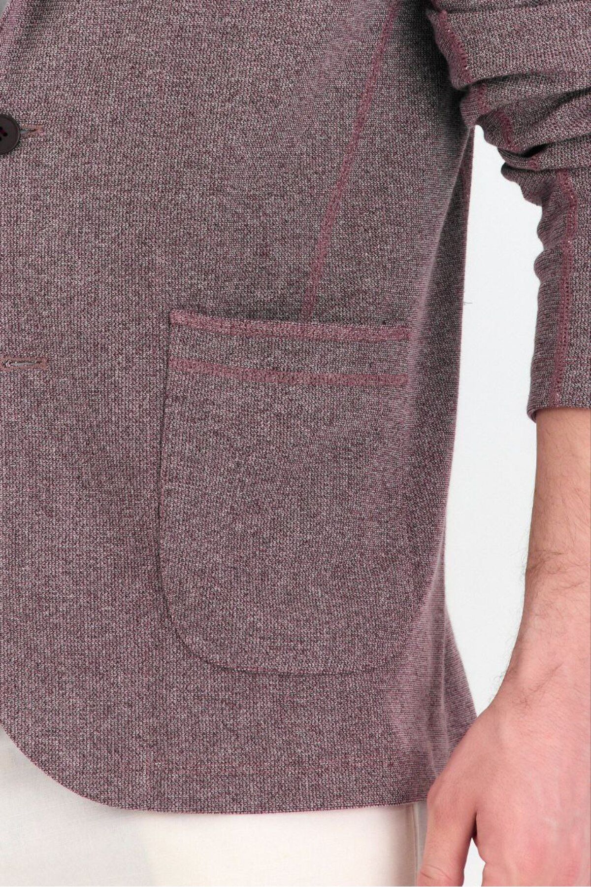 Savira-Slimfit Men's Sports Jacket Knitted Cotton Blended Fabric Full Stretching Fabric New Season 3