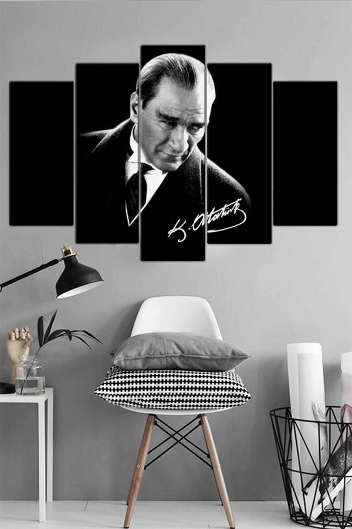 EVLOYA Atatürk Temalı 5 Parça Tablo