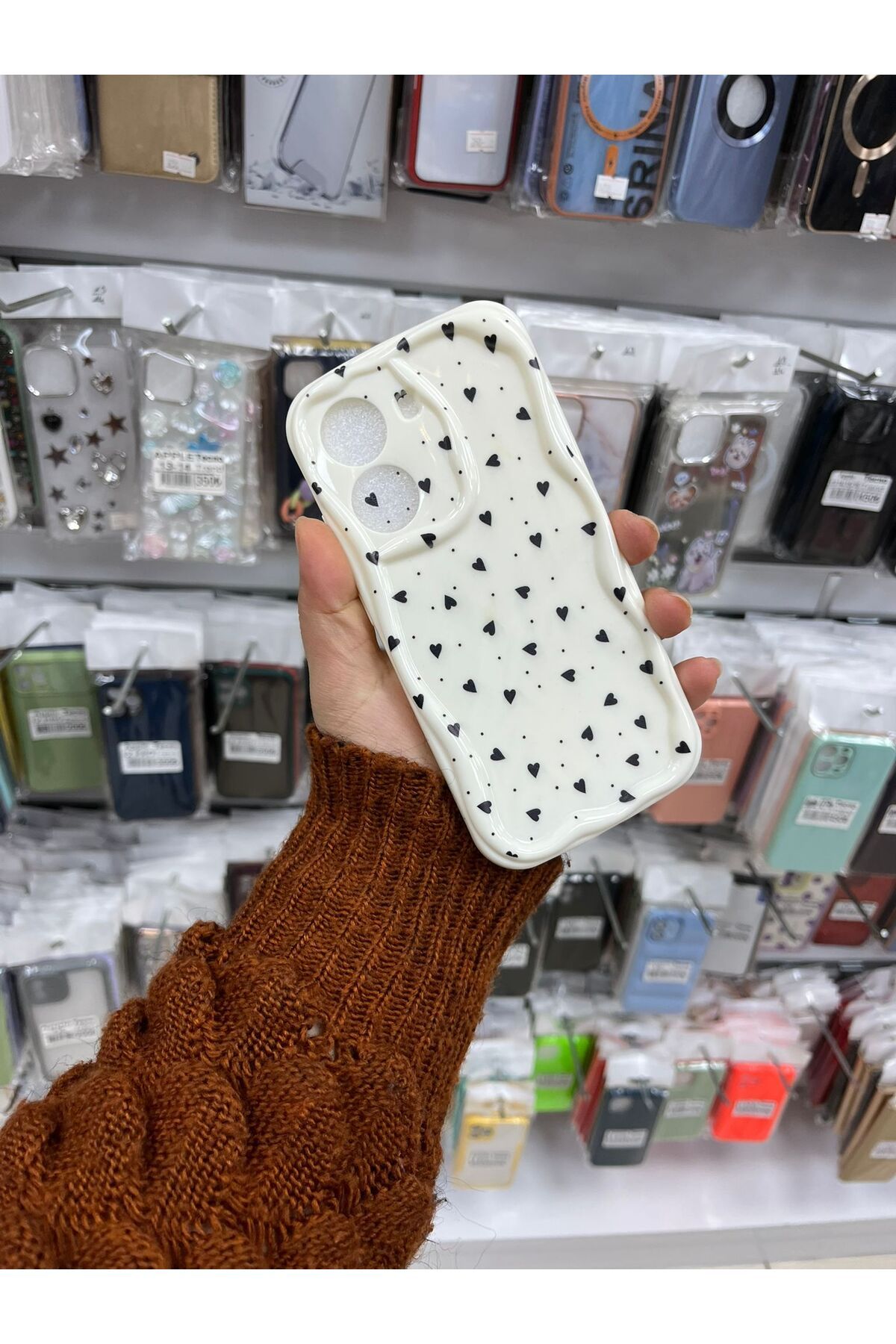 TECNOTREND Xiaomi Poc X7 Pro Kalpli Desenli Baskılı Kabarık Kılıf