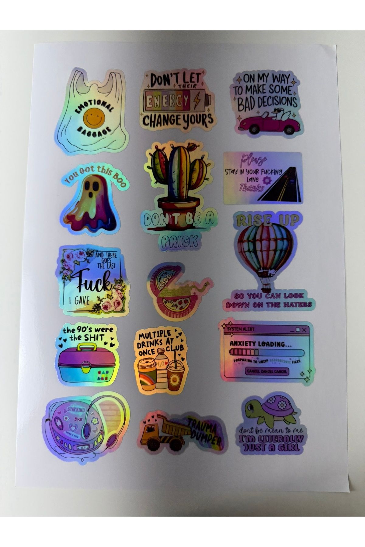 cakaybu Laptop Sticker ( Etiket ) notebook,kask, duvar, bisiklet, motosiklet, dolap, kapı A4 Boyutlarında