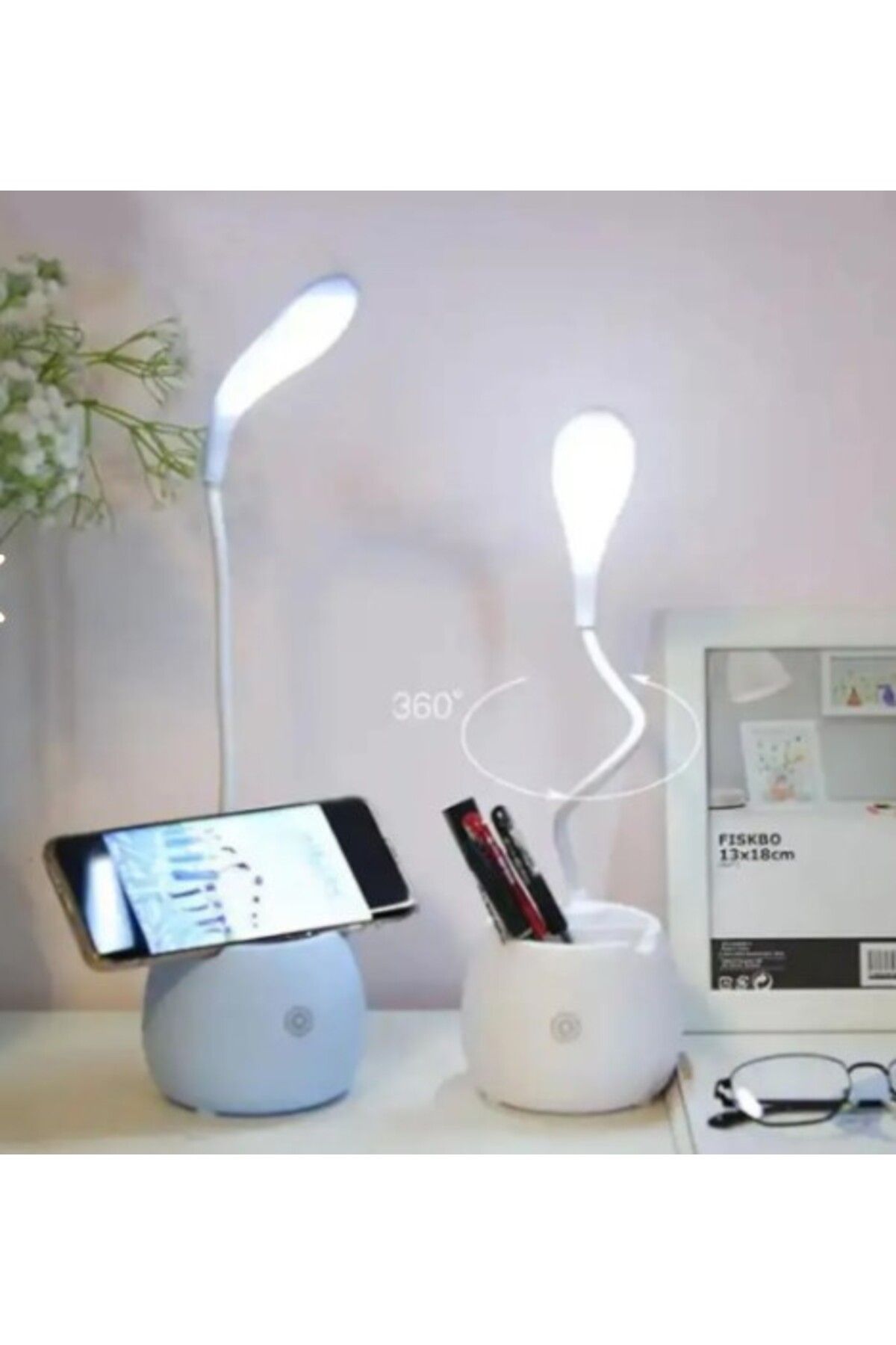 BirdoluSepet Dokunmatik USB Şarjlı Masa Lambası