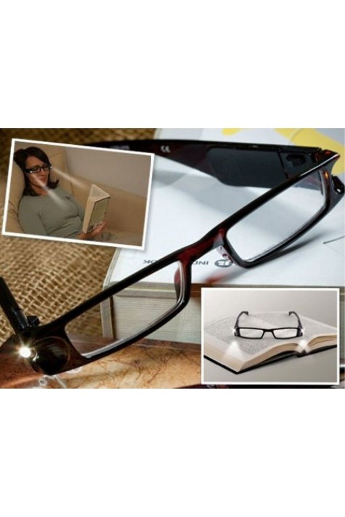 BirdoluSepet Led Işıklı Kitap Okuma Gözlüğü