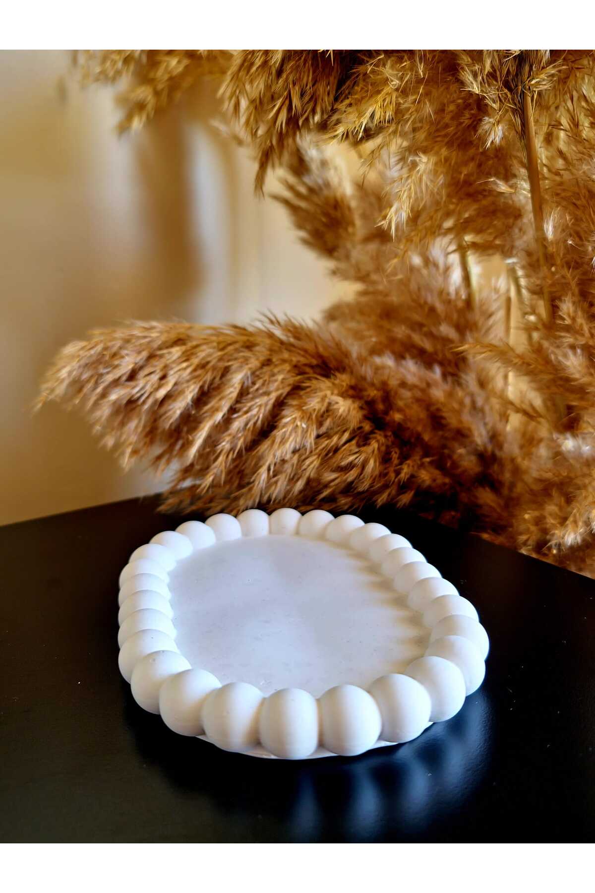 Bubble Sunum Tepsisi 11*16 cm - Baloncuk Sunum Tepsisi - Beyaz