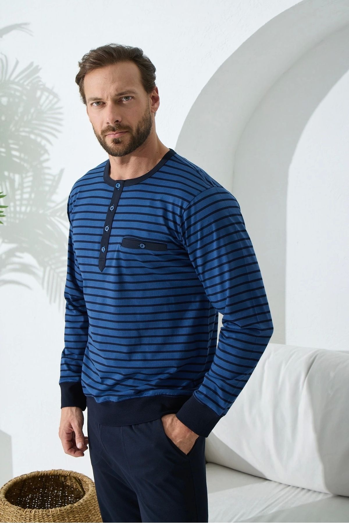 Beruflic Lavinya 9246 Erkek O Yaka Pijama Takım