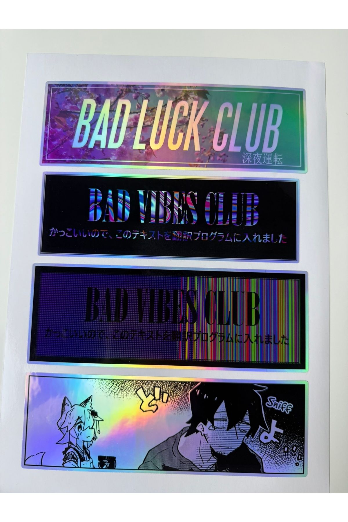 cakaybu Araç Cam Hologram Baskılı Sticker ( Etiket )