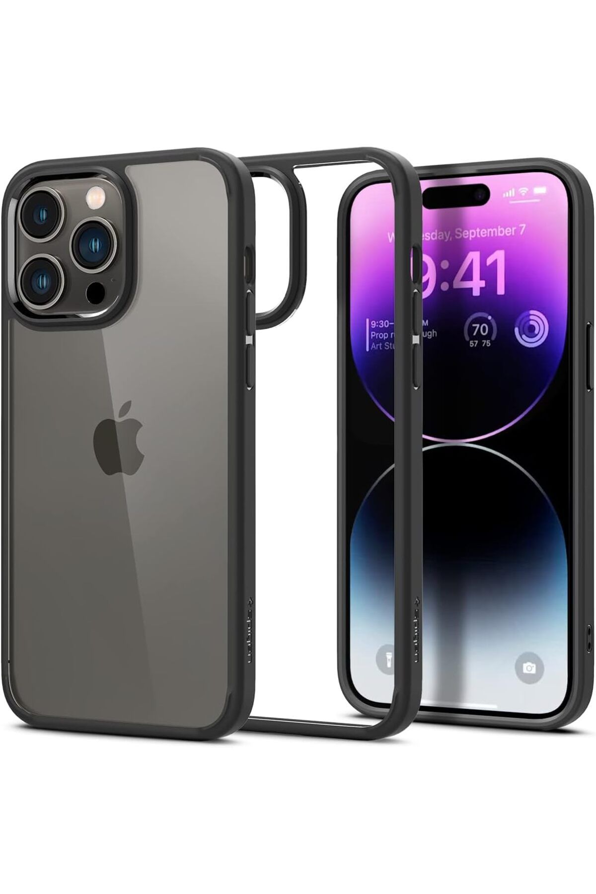 KDROĞLU KDROGLU iPhone 14 Pro Max Kılıf Ultra Hybrid Matte Black - ACS04817 New Desing 1109836