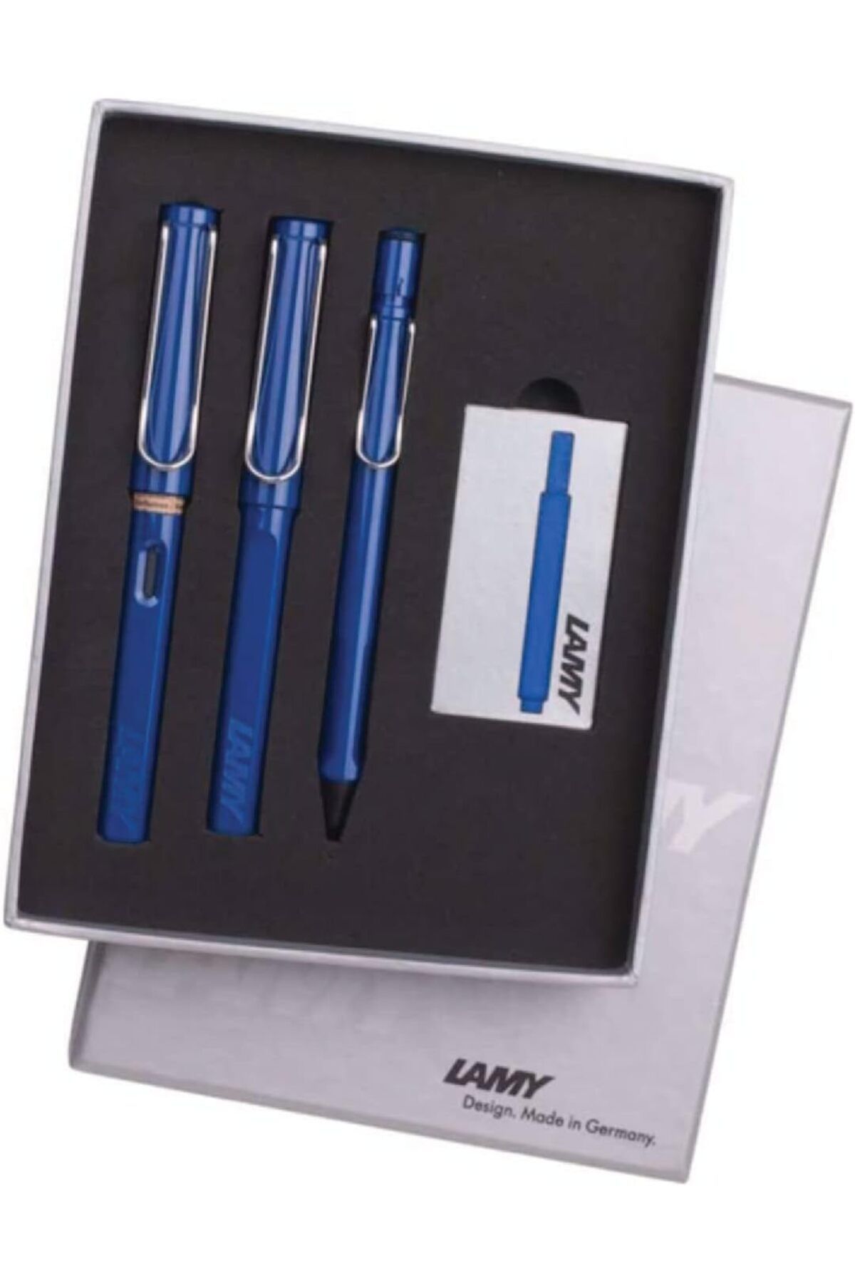 ÇAĞUR çağur TB3-14DRV Dolma Kalem Seti, Mavi YENİ 1109945