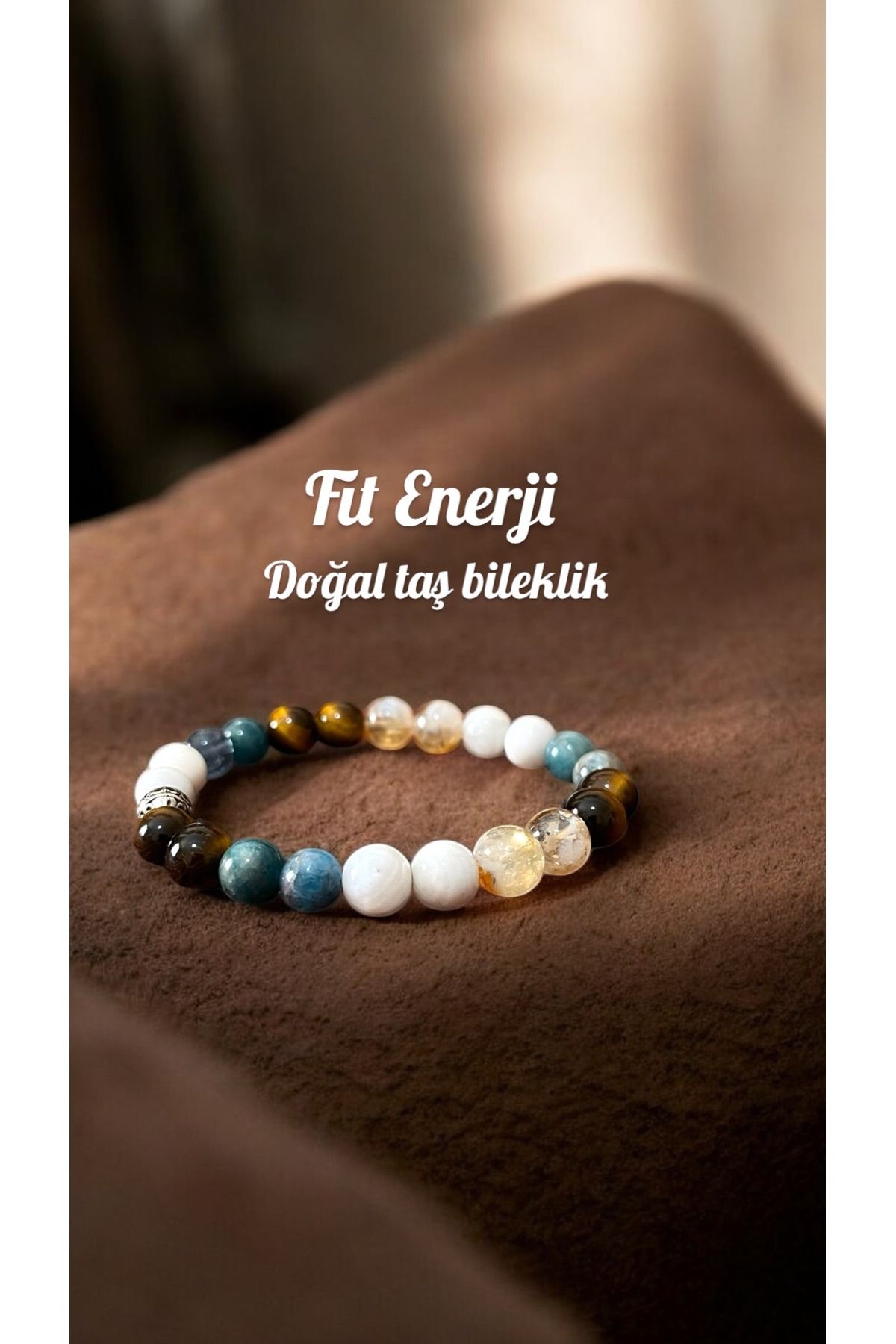 Katha Ritüel Fit Enerji Doğal Taş Diyet Bilekliği