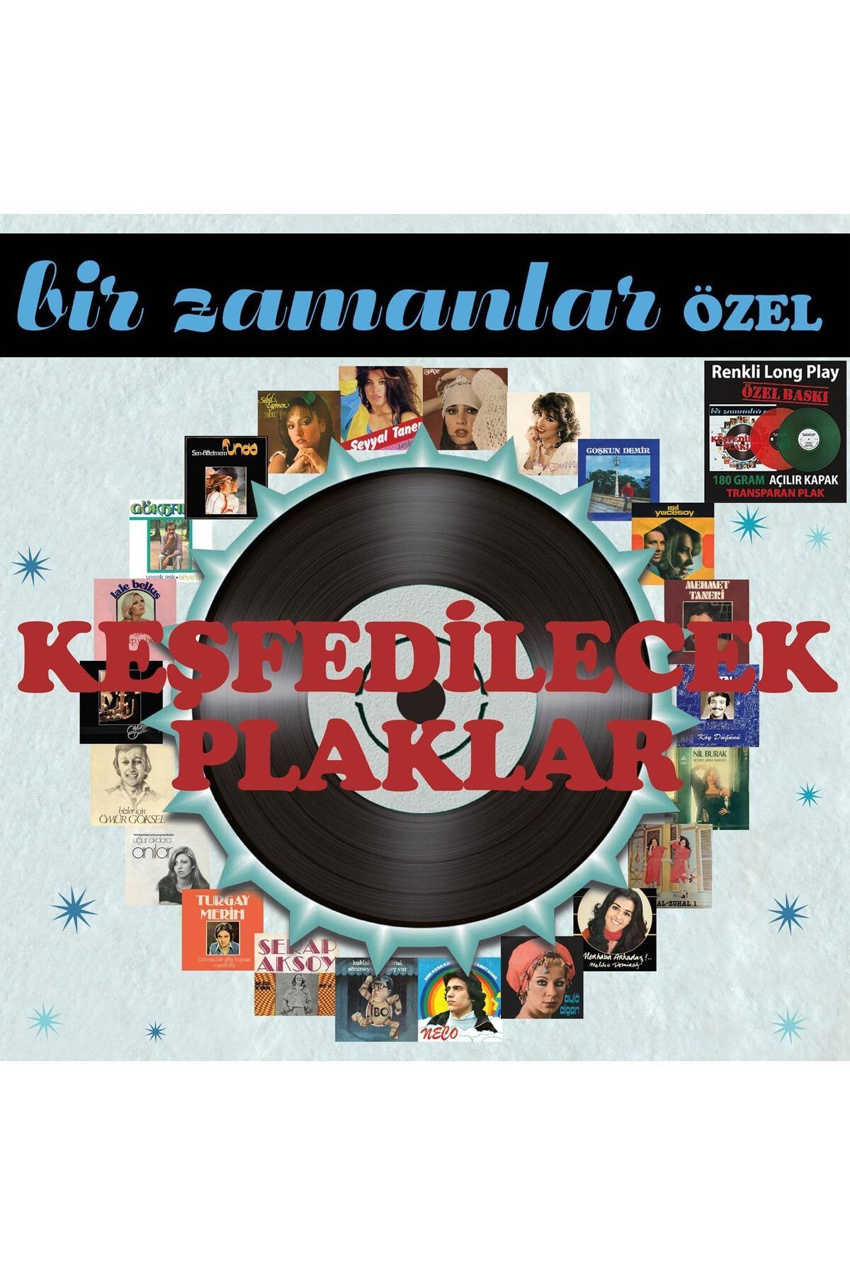 KDROĞLU KDROGLU Yonca Bir Zamanlar Özel Keşfedilecek Plaklar Renkli Özel 2 Plak - Sınırlı Sayıda Öze