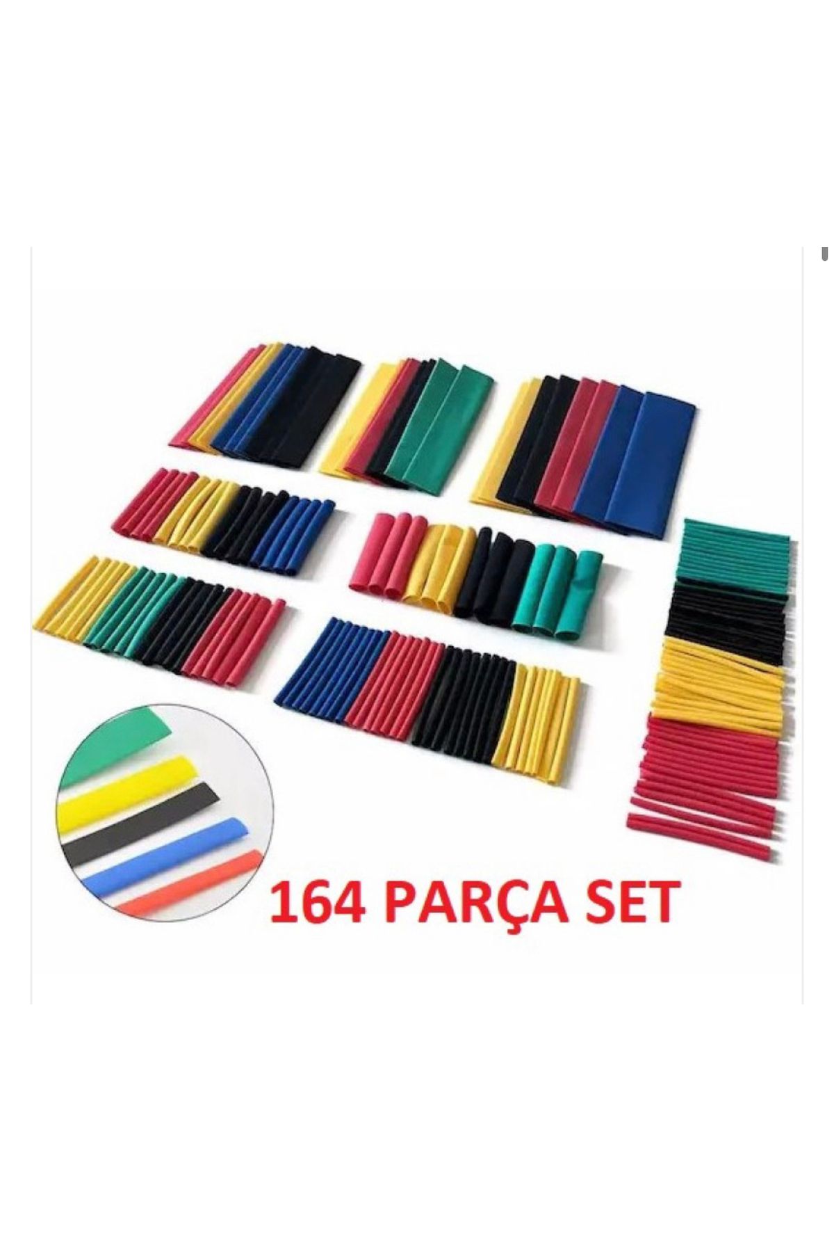 BGA KABLO KORUYUCU MAKARON SETİ 164 Pcs
