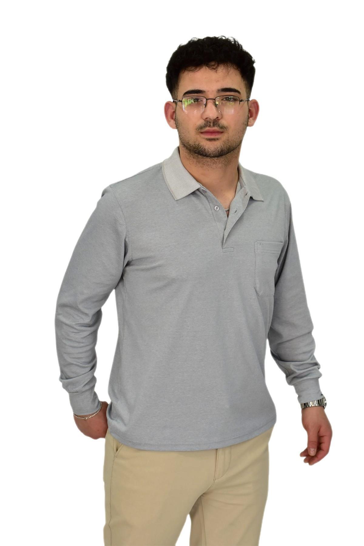 DYNAMO-Men's Seasonal Polo Neck Sweatshirt 6830 Bgl-St04414 3
