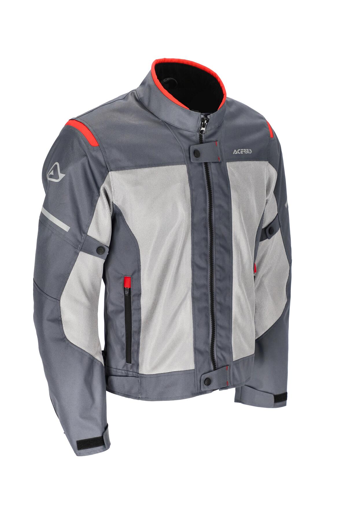Acerbis Ramsey Wented 2.0 Yazlık Mont Gri Kırmızı - Fiyatı, Yorumları