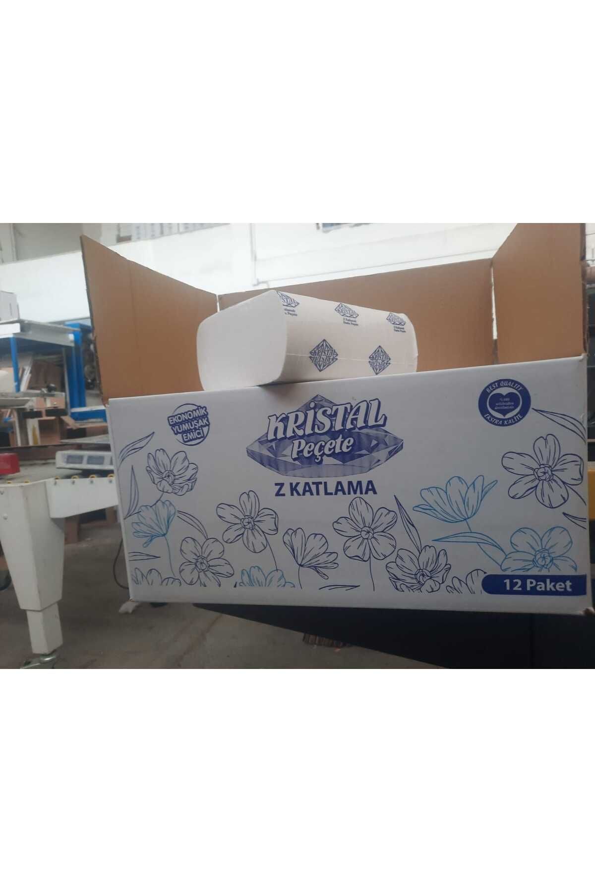 Kristal KRİSTAL PEÇETE Z KATLAMA Havlu peçete 200x12