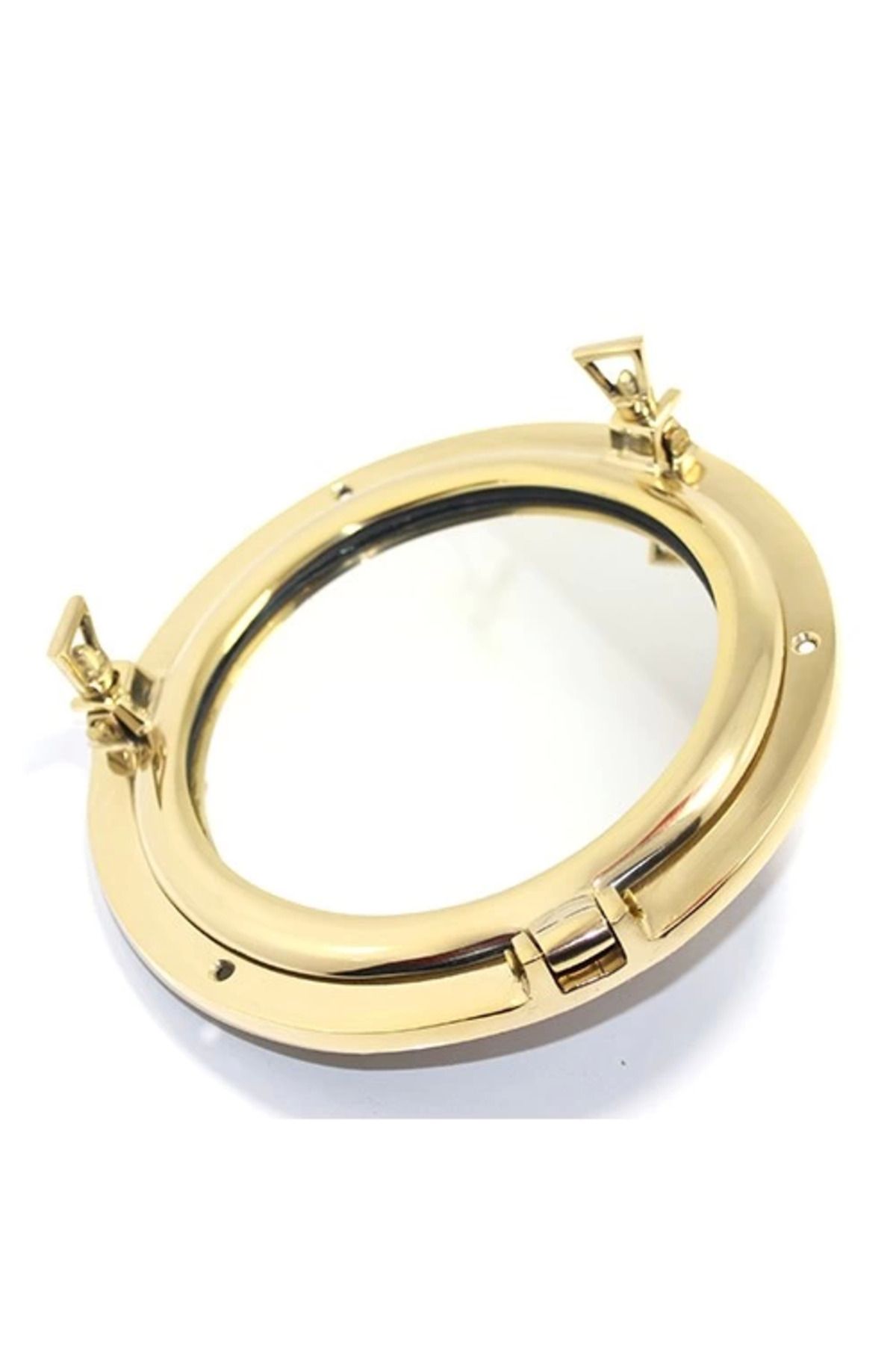 ÖYKÜ VE YİĞİT Lumbuz Pirinç Ayna 18 cm