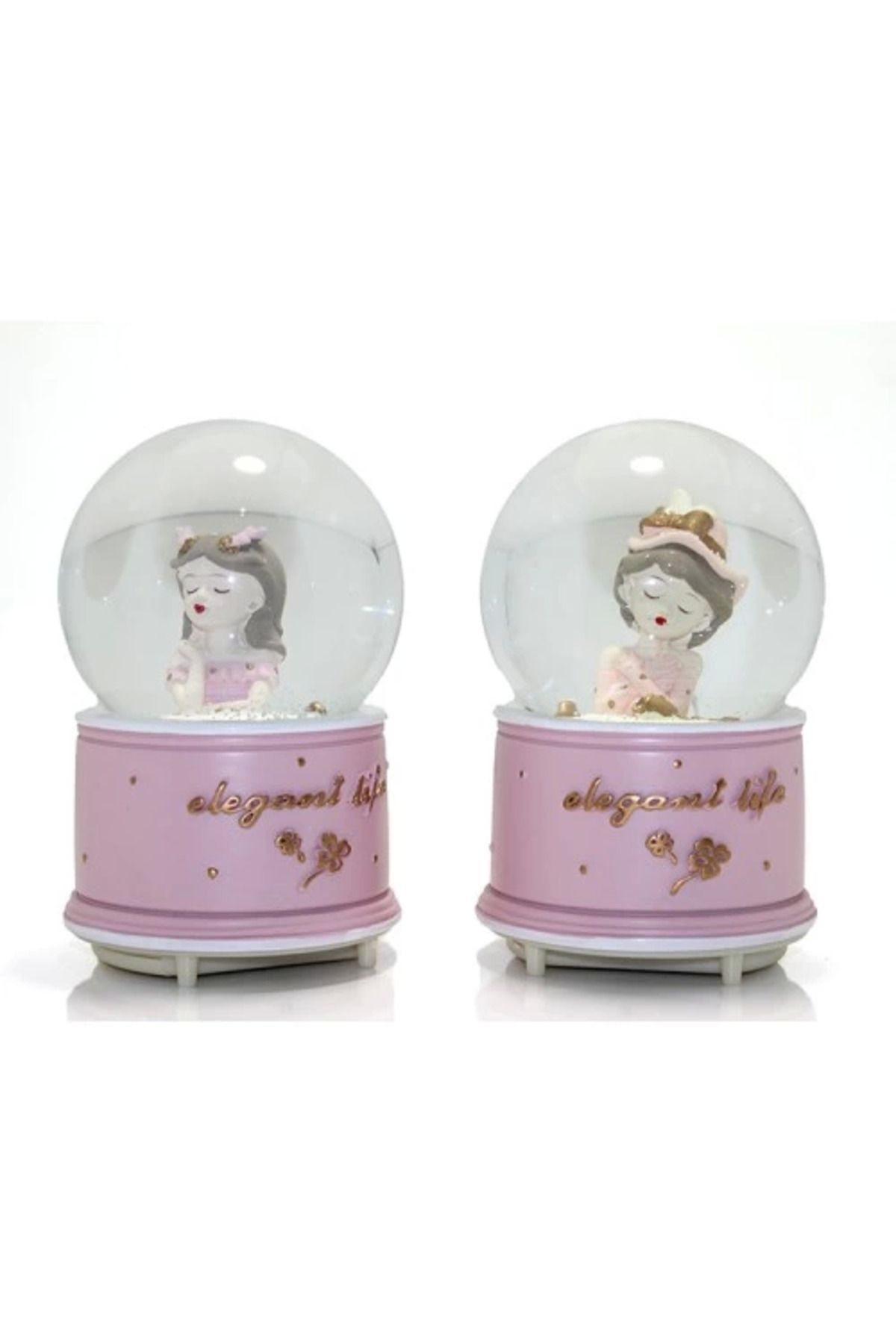 costurera Kar Küresi Işıklı Müzikli 13 Cm No 2