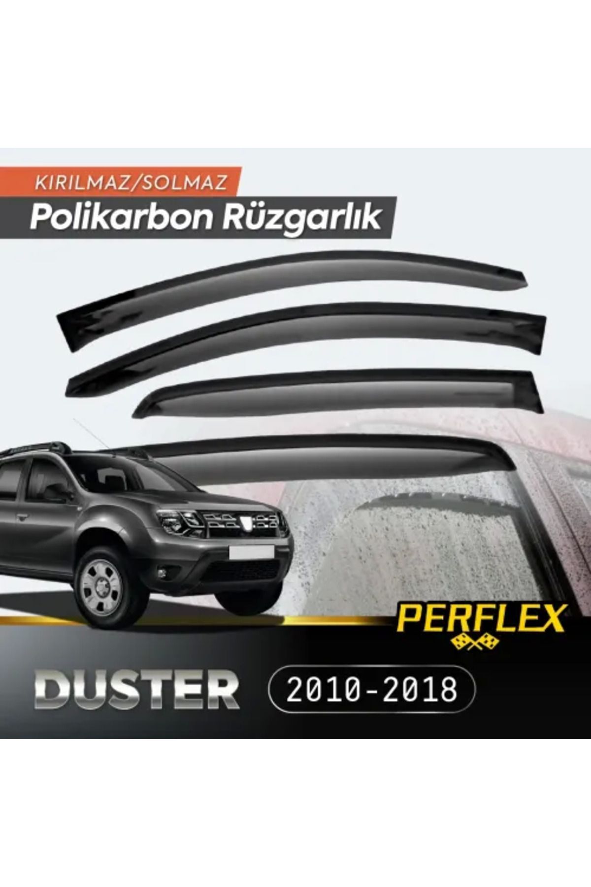 costurera Cam Rüzgarlığı V2 Düz Dacia Duster (2010-2018)