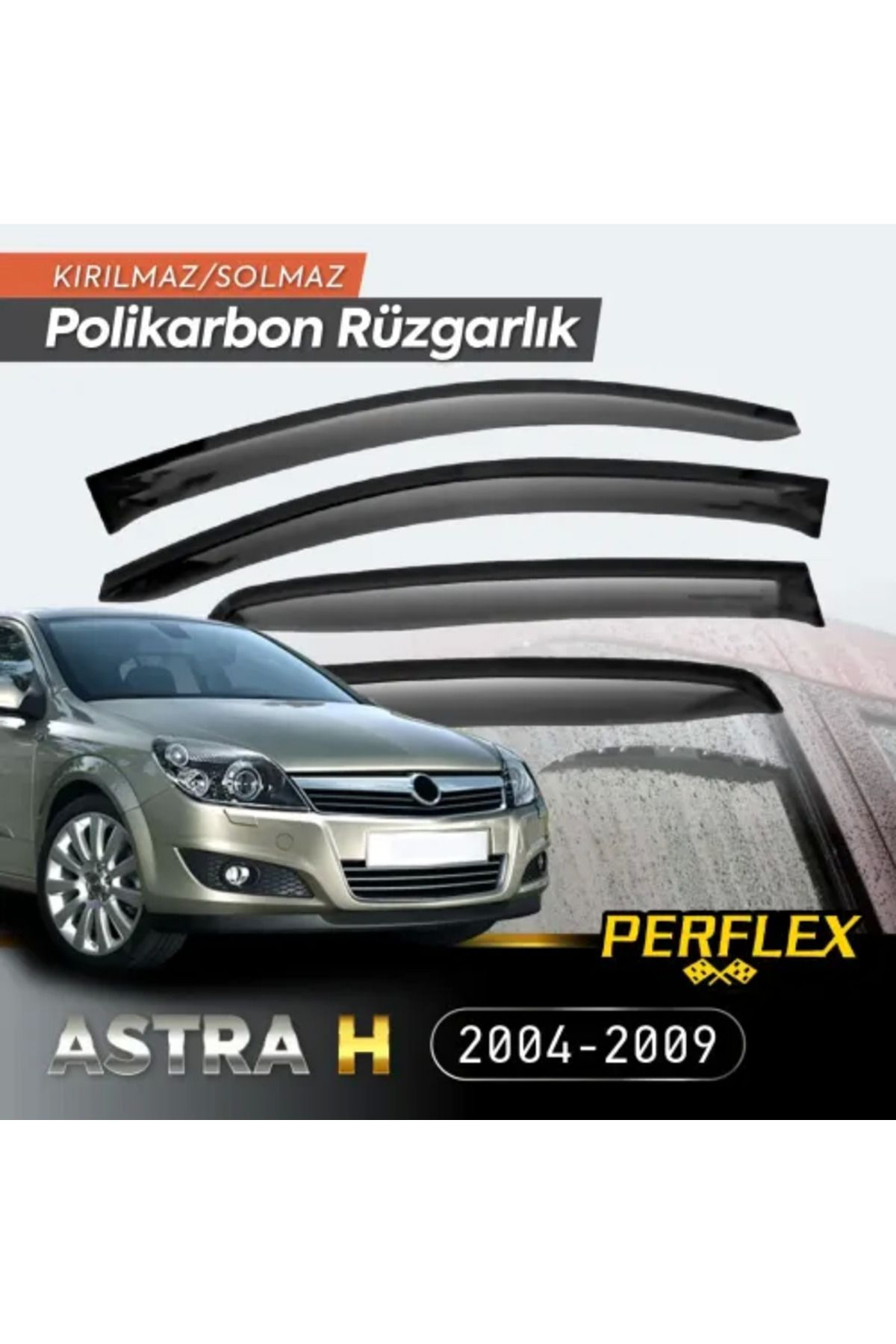 costurera Polikarbon Kırılmaz Rüzgarlık V2 Mugen Opel Astra H 2004-2009