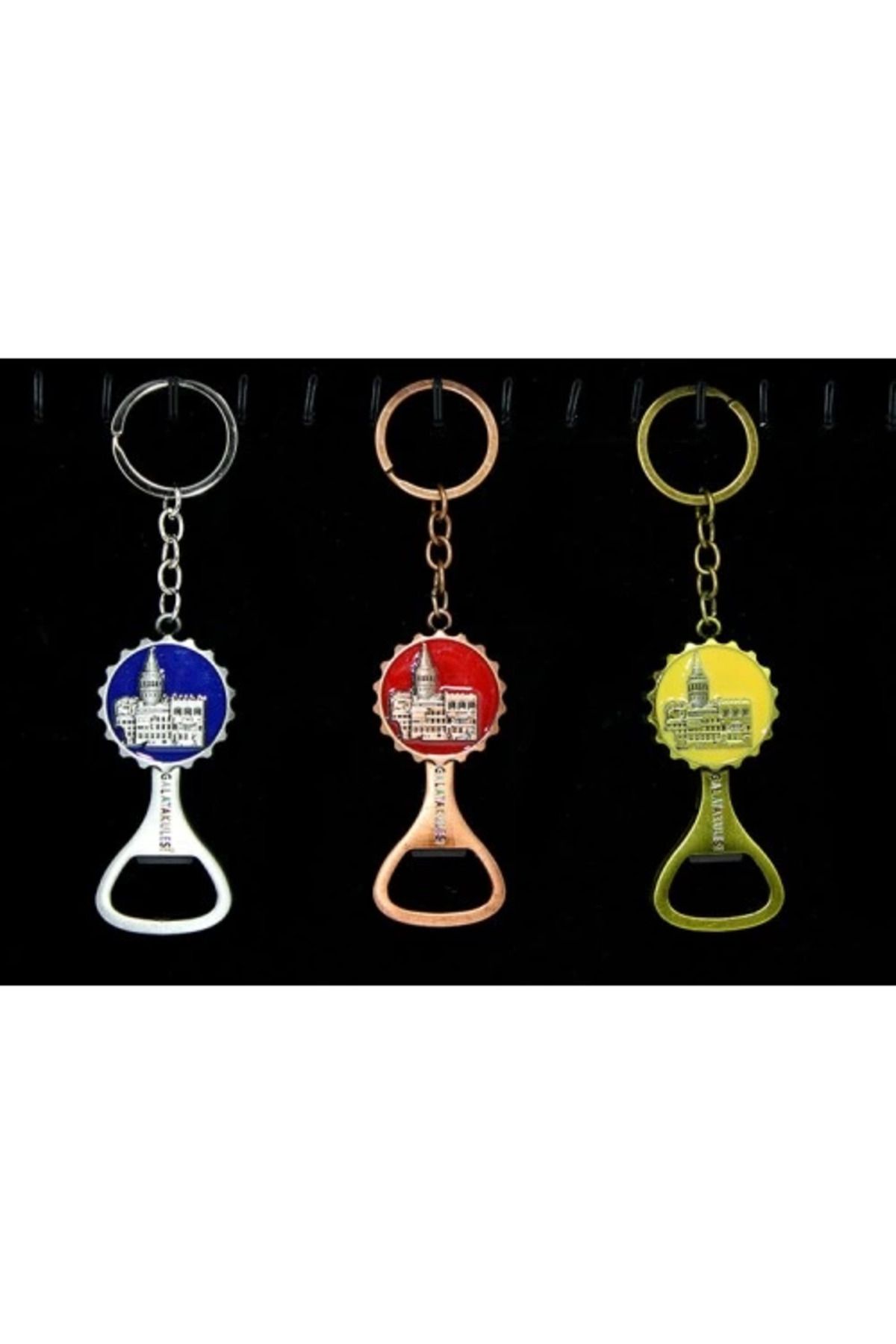 KAKTÜS JACK Metal Galata Kulesi Anahtarlık Ve Açacak Model 2