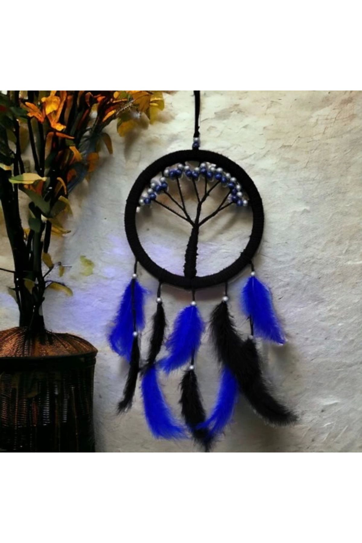 PolarBear Lab Mavi İncili Hayat Ağacı Dream Catcher