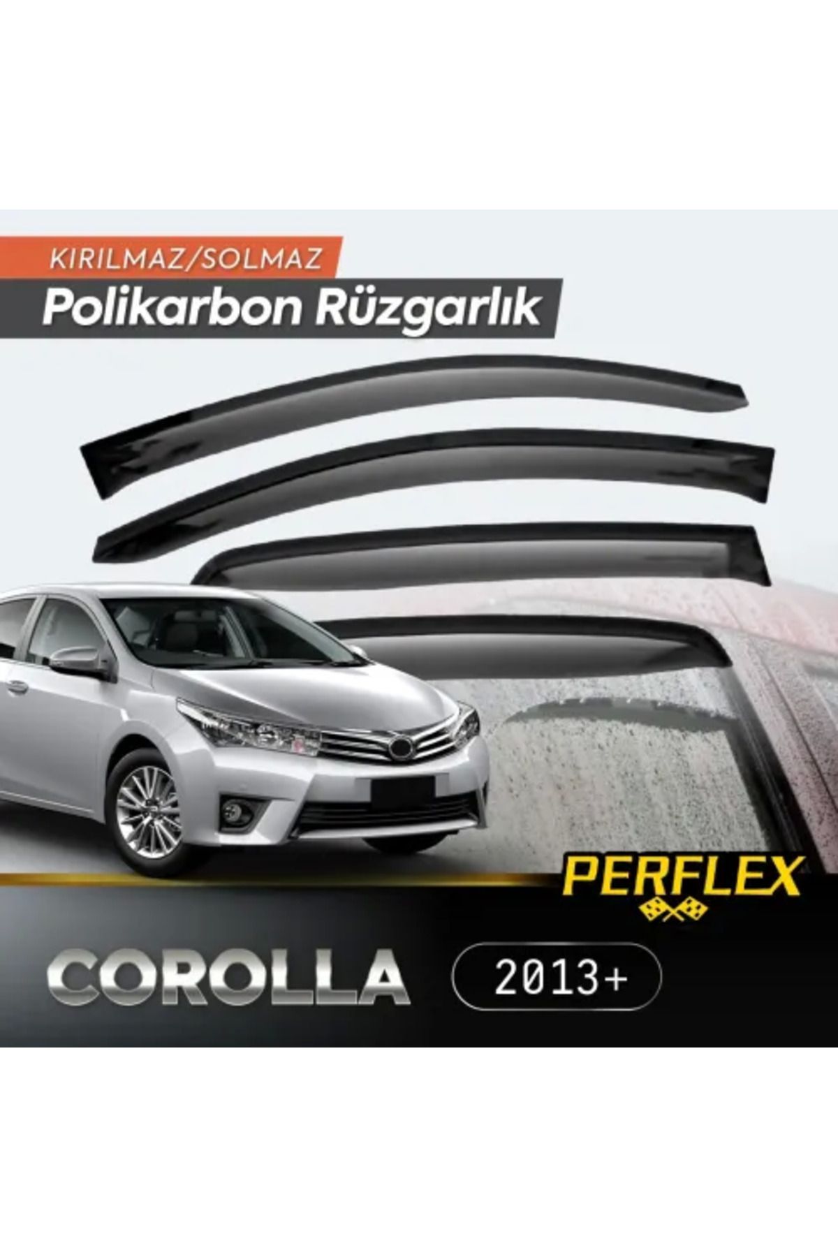 costurera Polikarbon Kırılmaz Rüzgarlık V2 Mugen Toyota Corolla 2013+