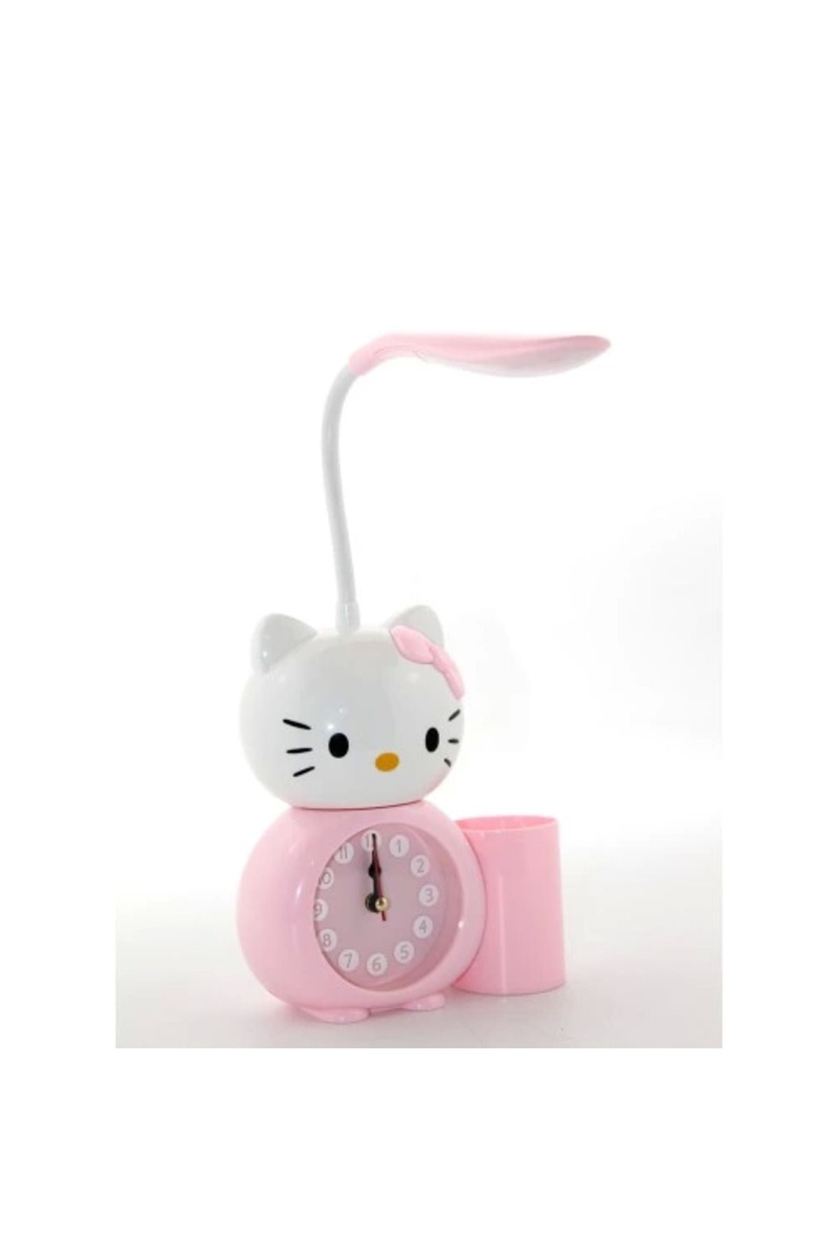 costurera Hello Kitty Masa Lambası Saat Ve Kalemlik