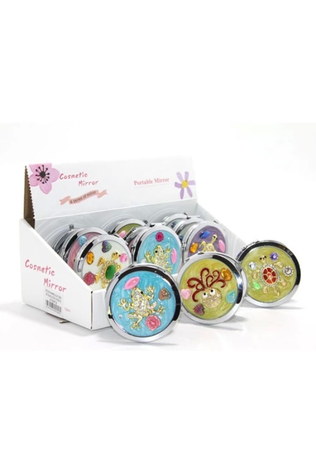 MELFSHOP Kabartmalı Desenli El Aynası