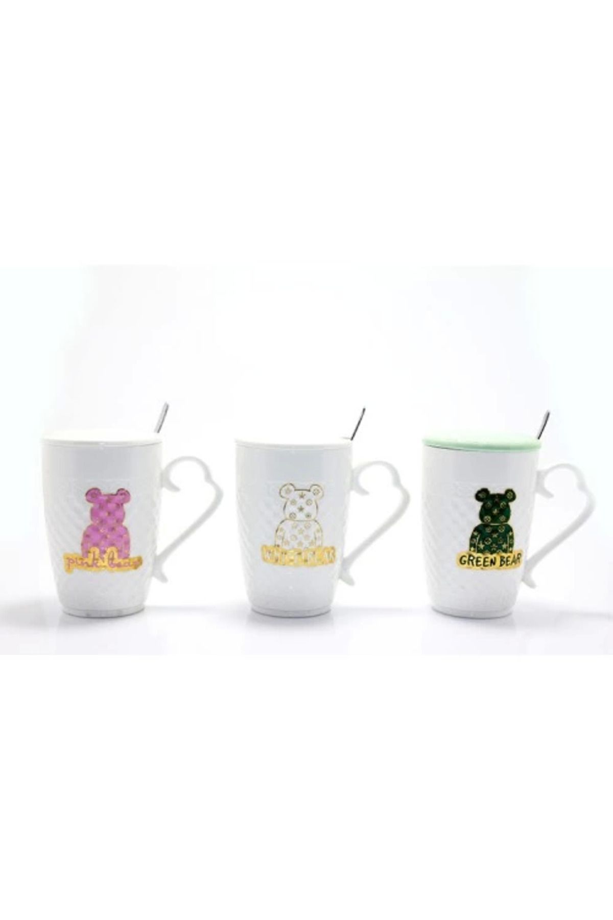 MELFSHOP Ayıcık Tasarımlı Porselen Kupa Bardak