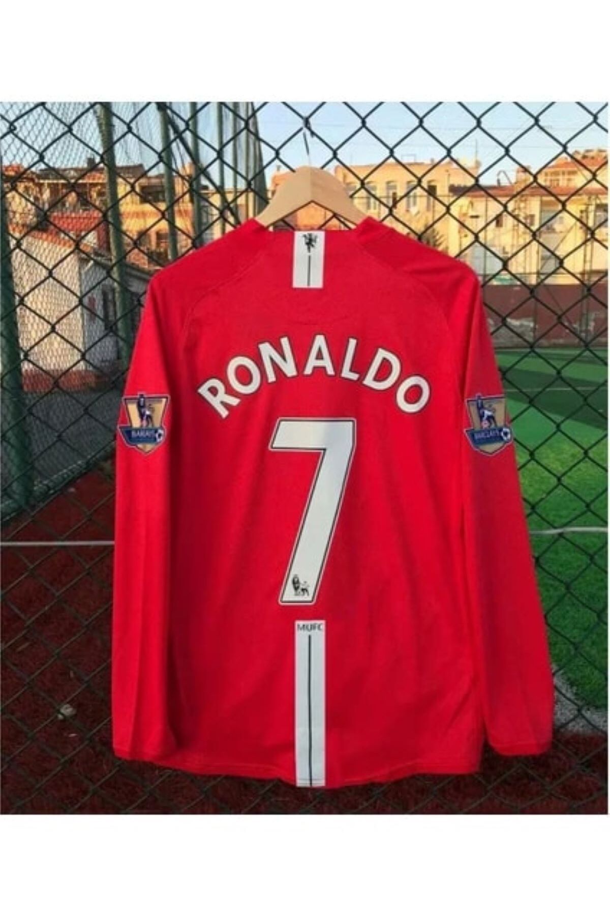 yenteks Ronaldo Kırmızı Moscow Uzun Kol Yetişkin Forması