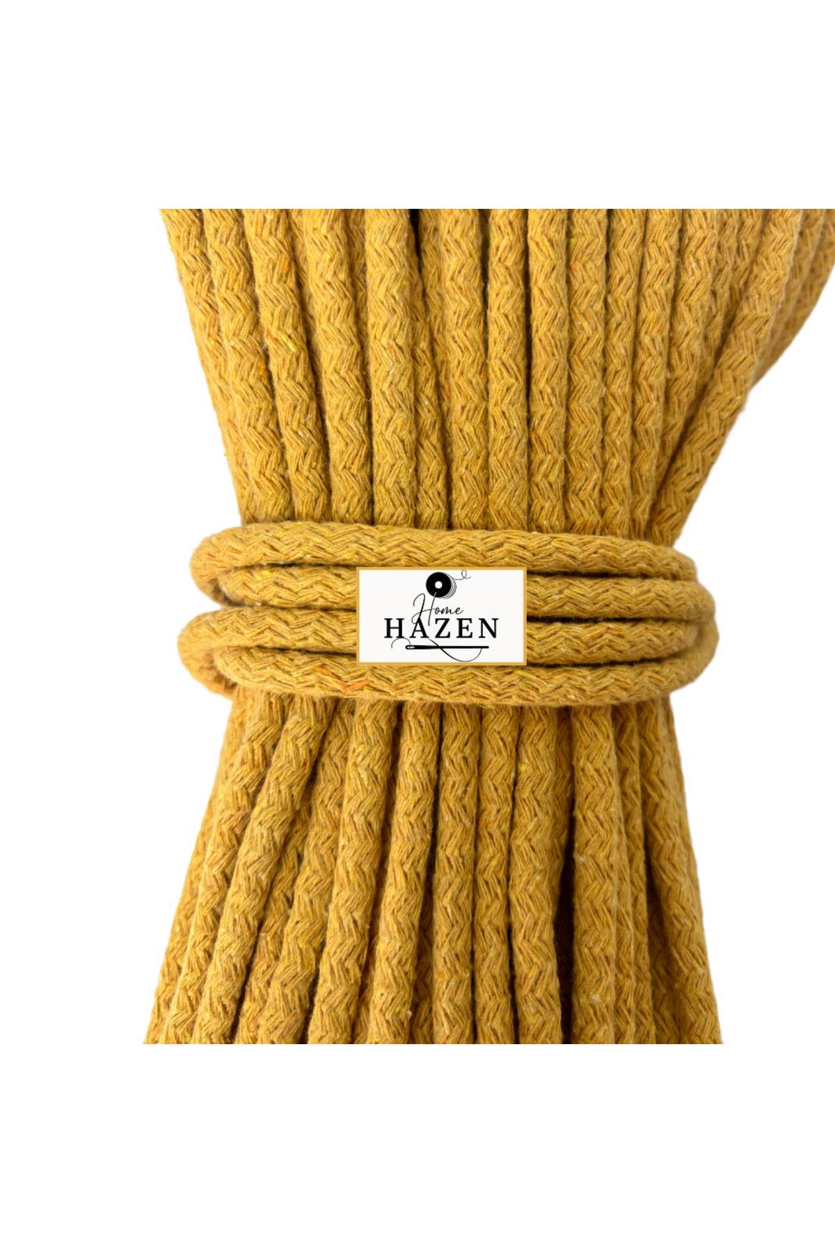 Hazen Home Kordon Ip Pamuklu 6-7mm 45-50 Metre 1 Kg Ip Sepet Hazen Home Kordon Ip Pamuklu 6-7mm 45-50 Metre 1 Kg Ip Sepet