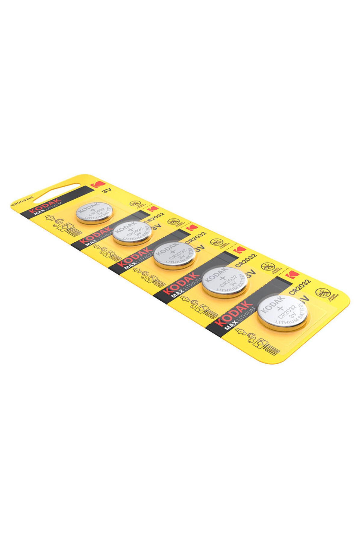 Kodak-KODAK MAX CR2032 Lithium 3V Batteries - 5 Pieces 3