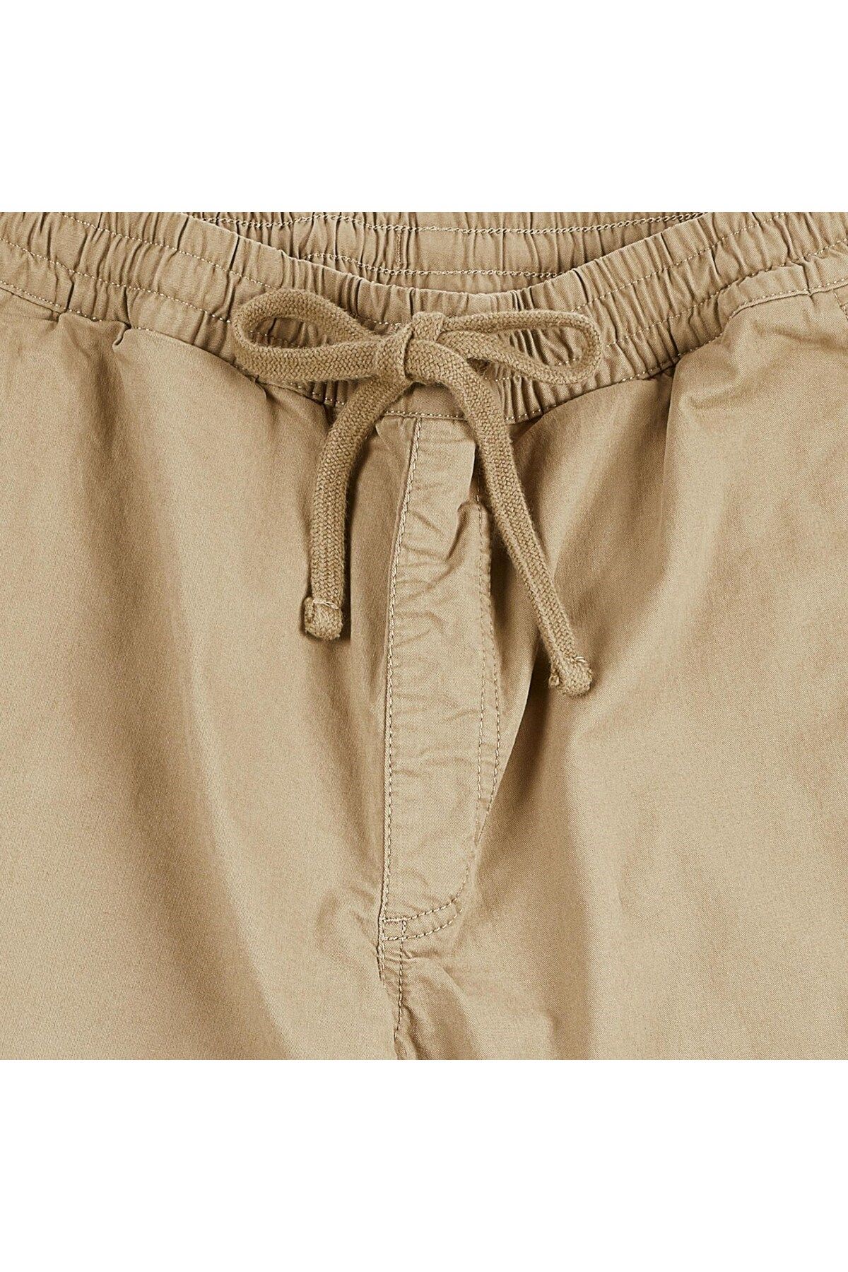 Vans-Range Relaxed Elastic Trousers Beige Pants 3