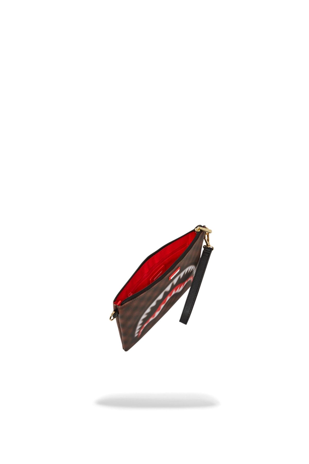 کیف دستی چند رنگ مردانه و زنانه کوسه در پاریس کلوچ چرمی وگان یونیسکس Sprayground