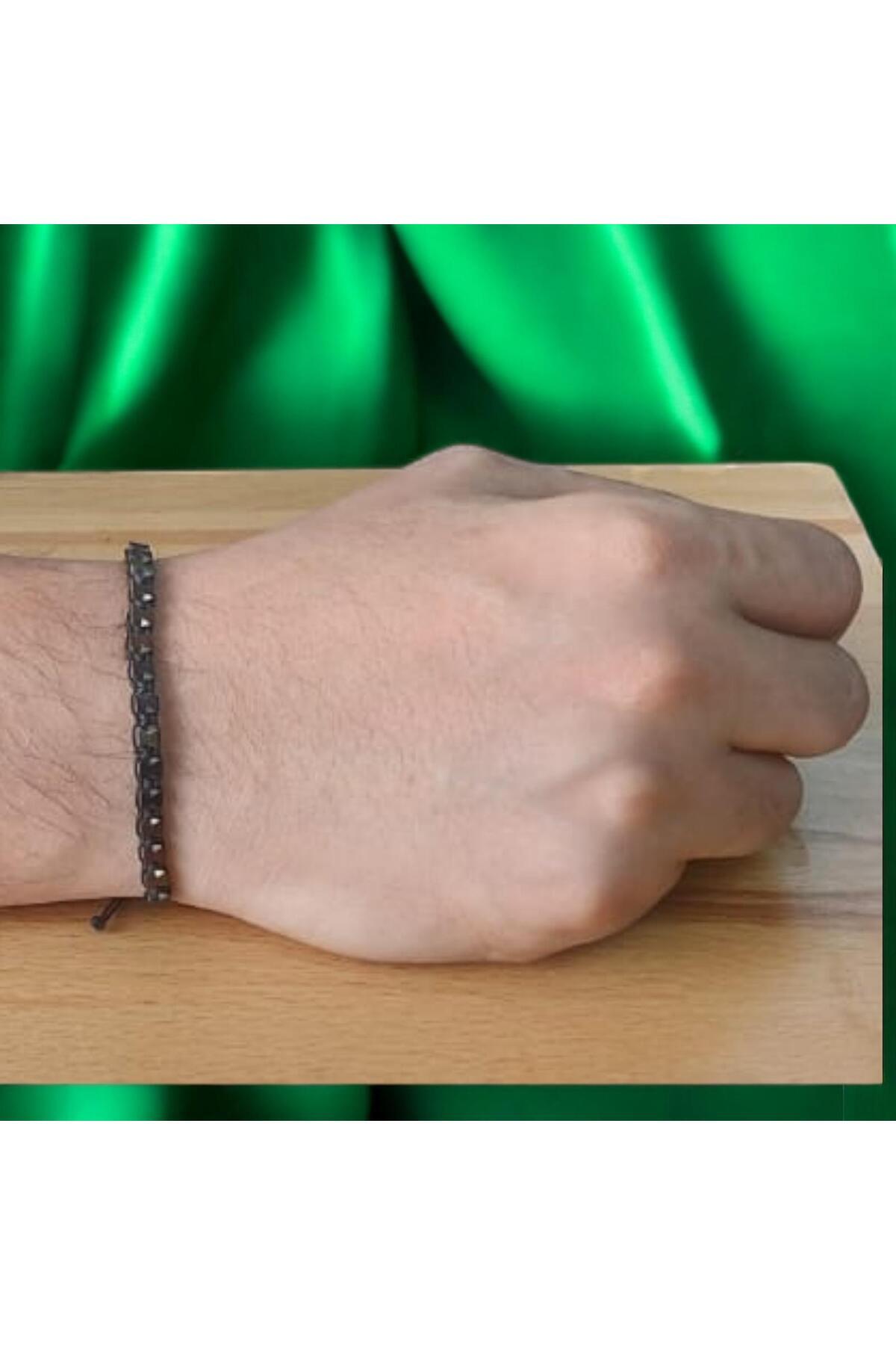 Mithril-Club Natural Hematite Stone Bracelet and Necklace Set 3