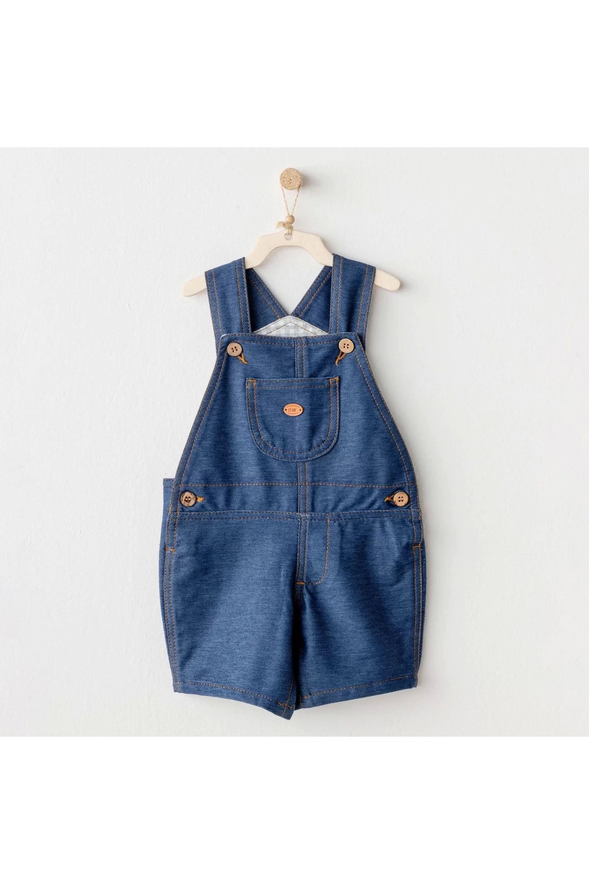 YenisiniAl Andywawa Ac25932 Casual Bebek Salopet İndigo